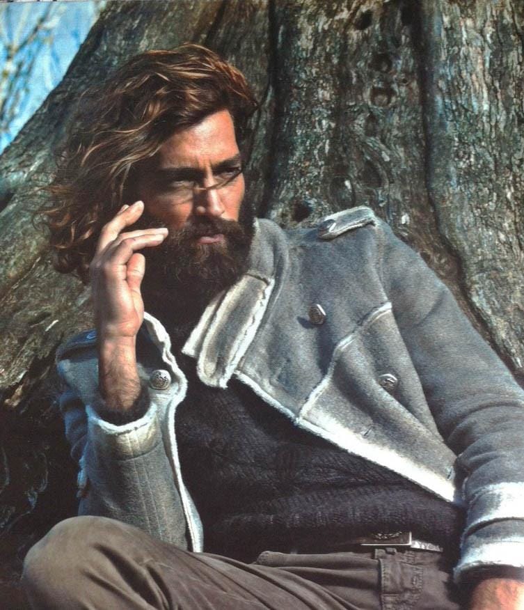 Ploumanac’h peacoat jacket on Gentleman magazine