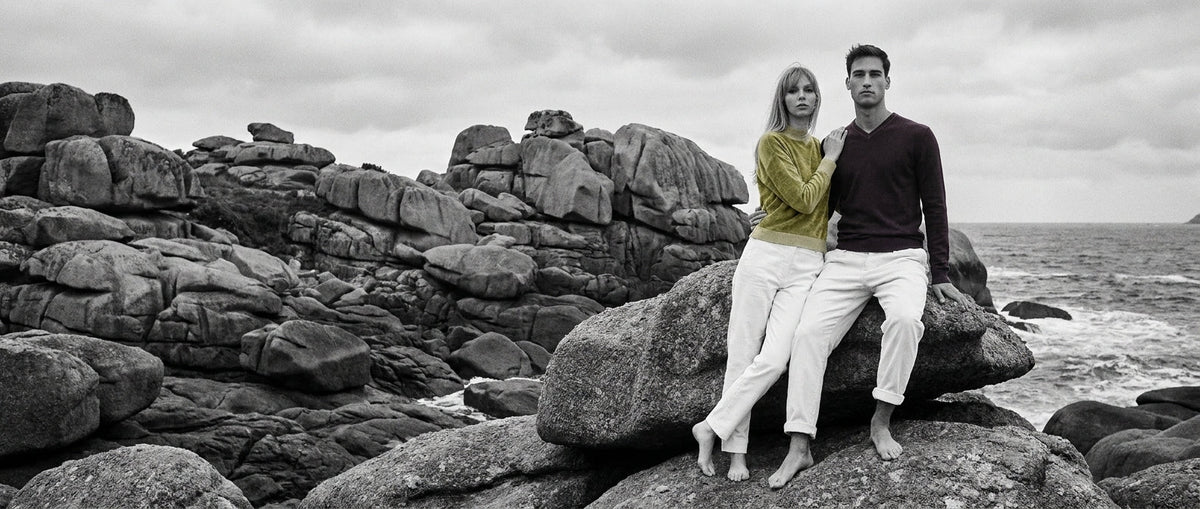 Cashmere Knitwear for Mild Coastal Winters