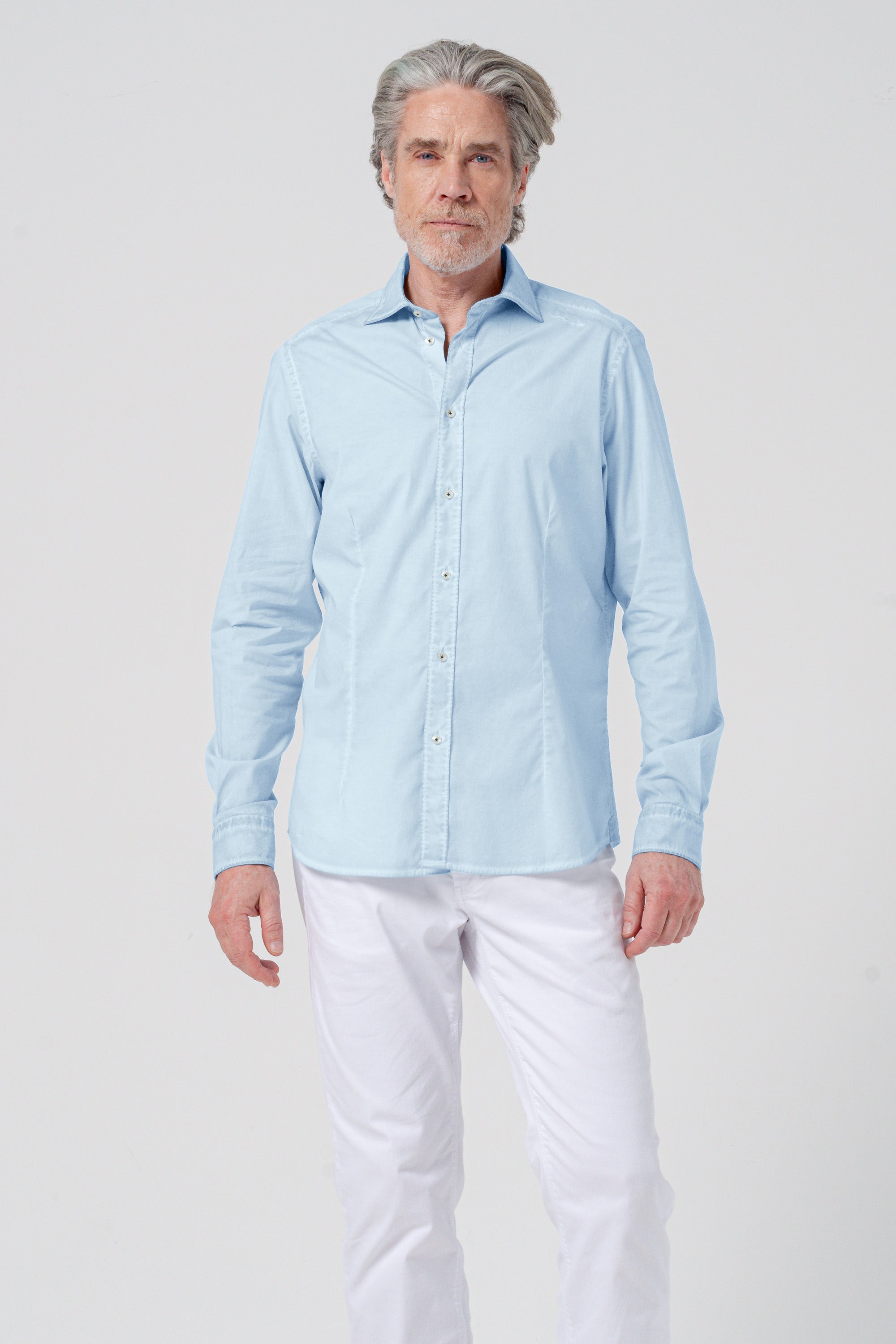 Slim Fit Poplin Shirt - Aria