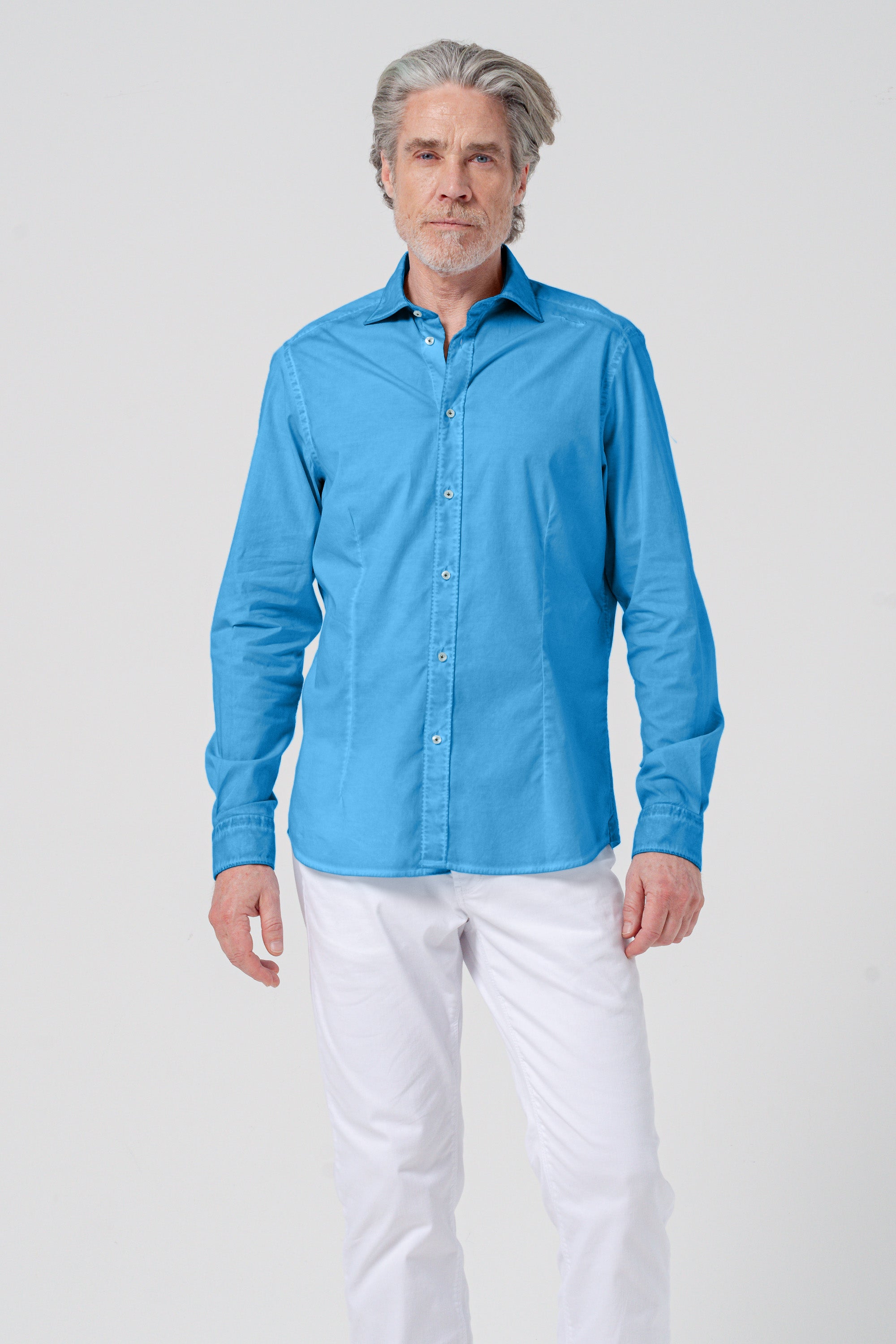 Camicia Popeline Collo Francese - Lavezzi