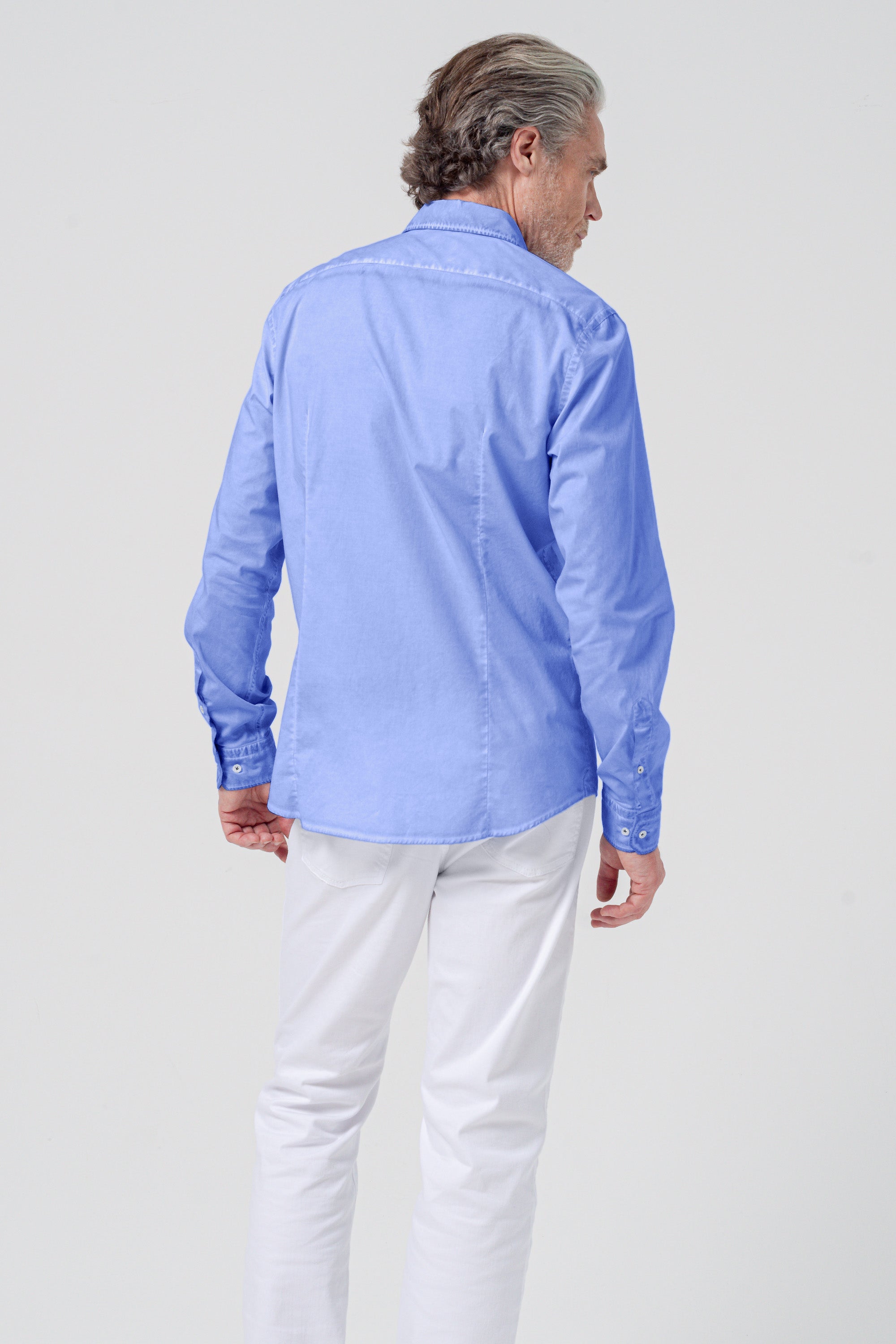 Slim Fit Poplin Shirt - Bay