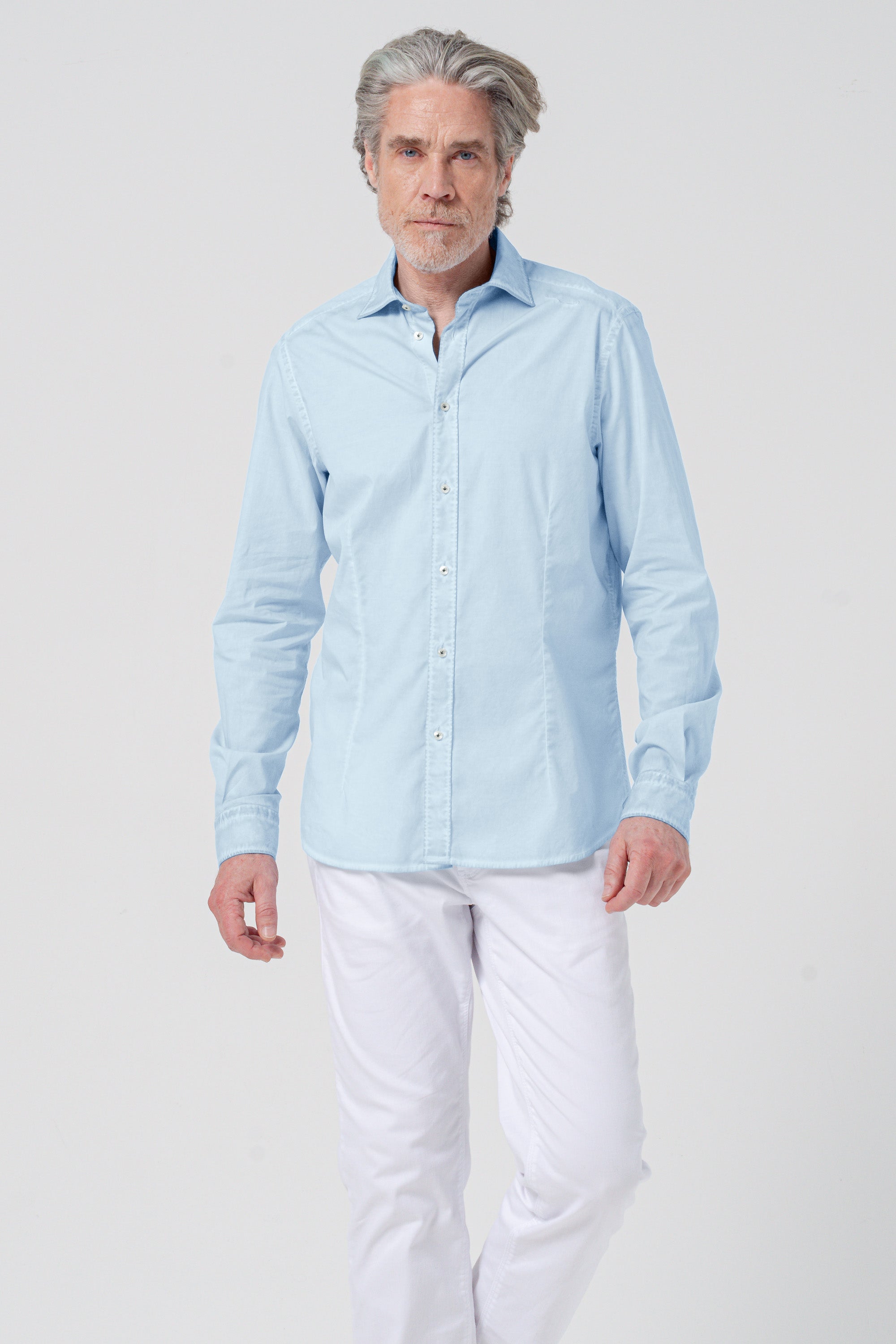 Slim Fit Poplin Shirt - Aria
