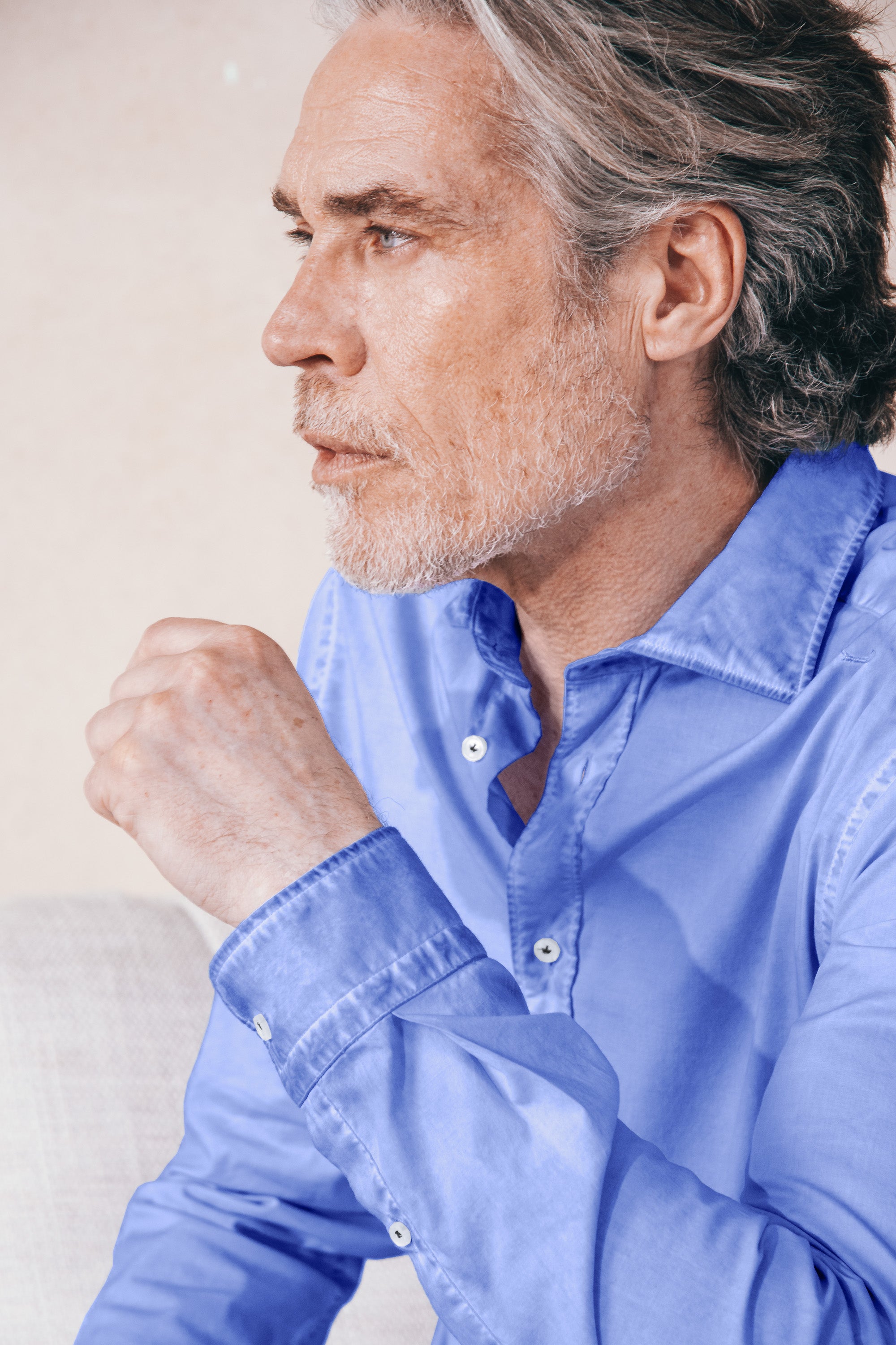 Slim Fit Poplin Shirt - Bay