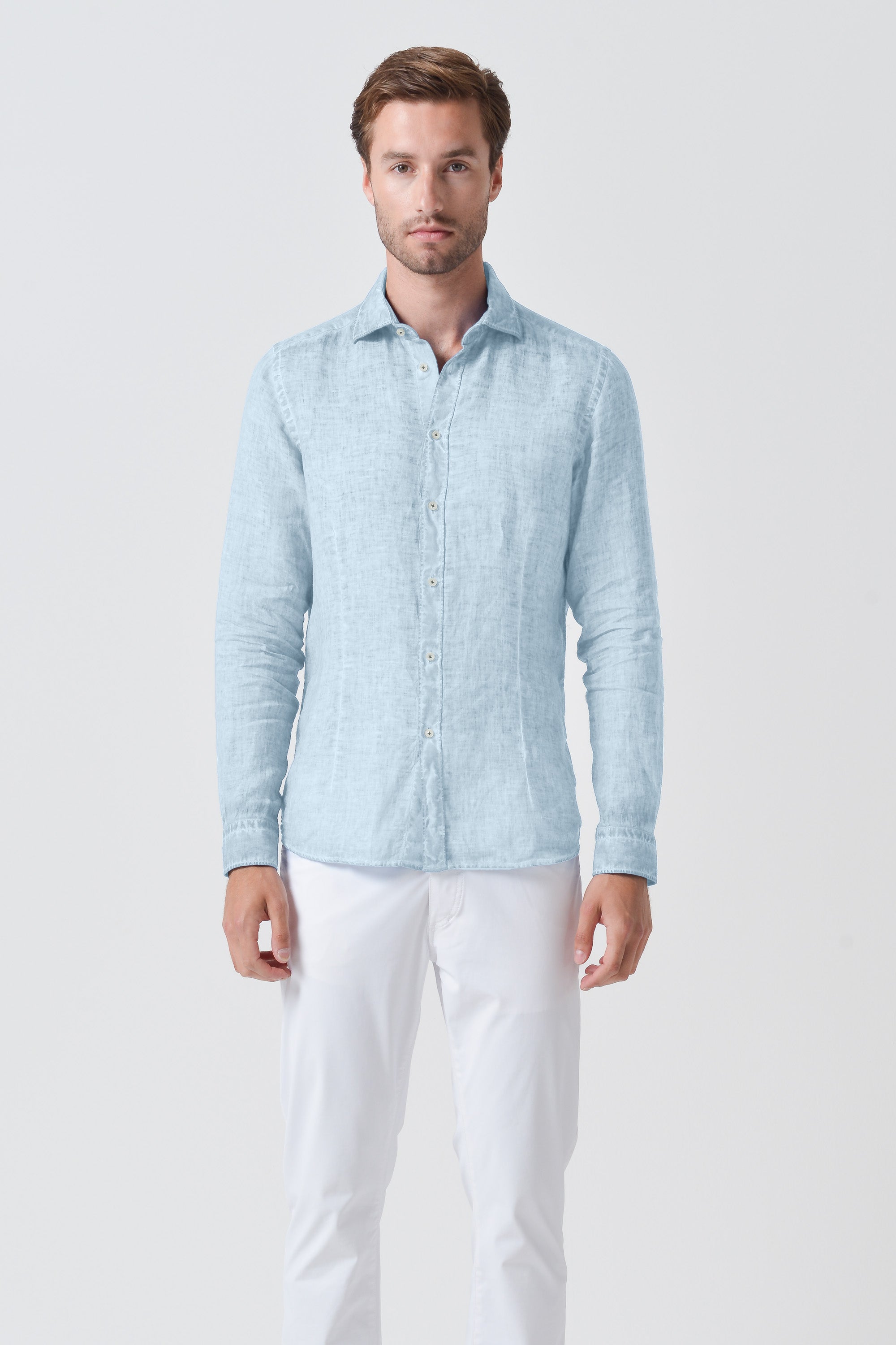 Camicia French Lino - Anice