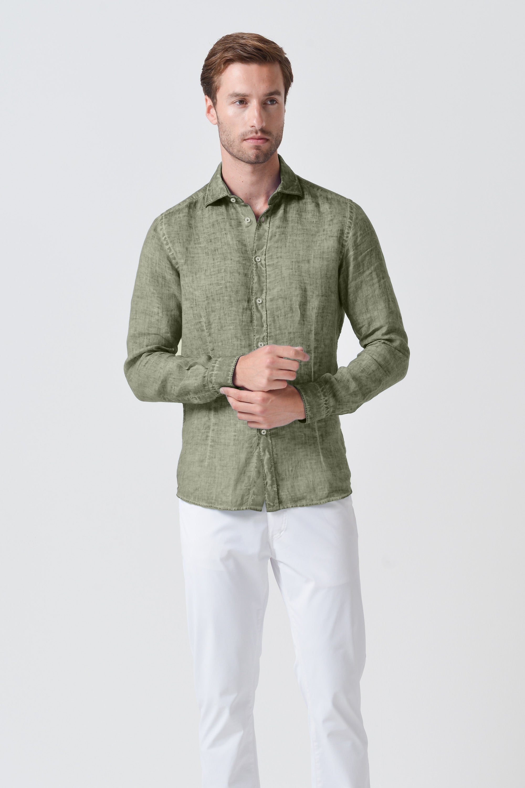 Slim Fit Linen Shirt - Willy's