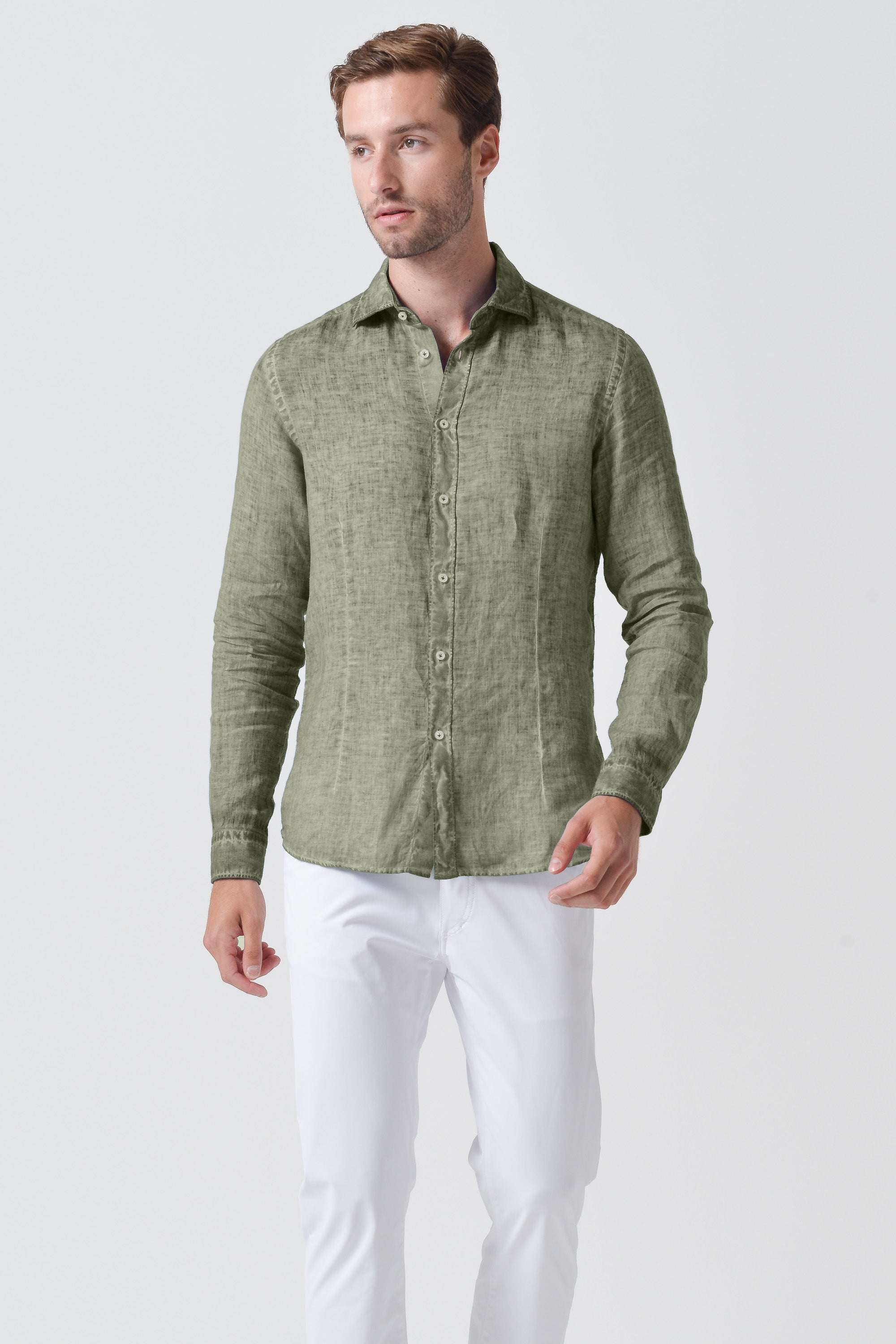 Slim Fit Linen Shirt - Willy's
