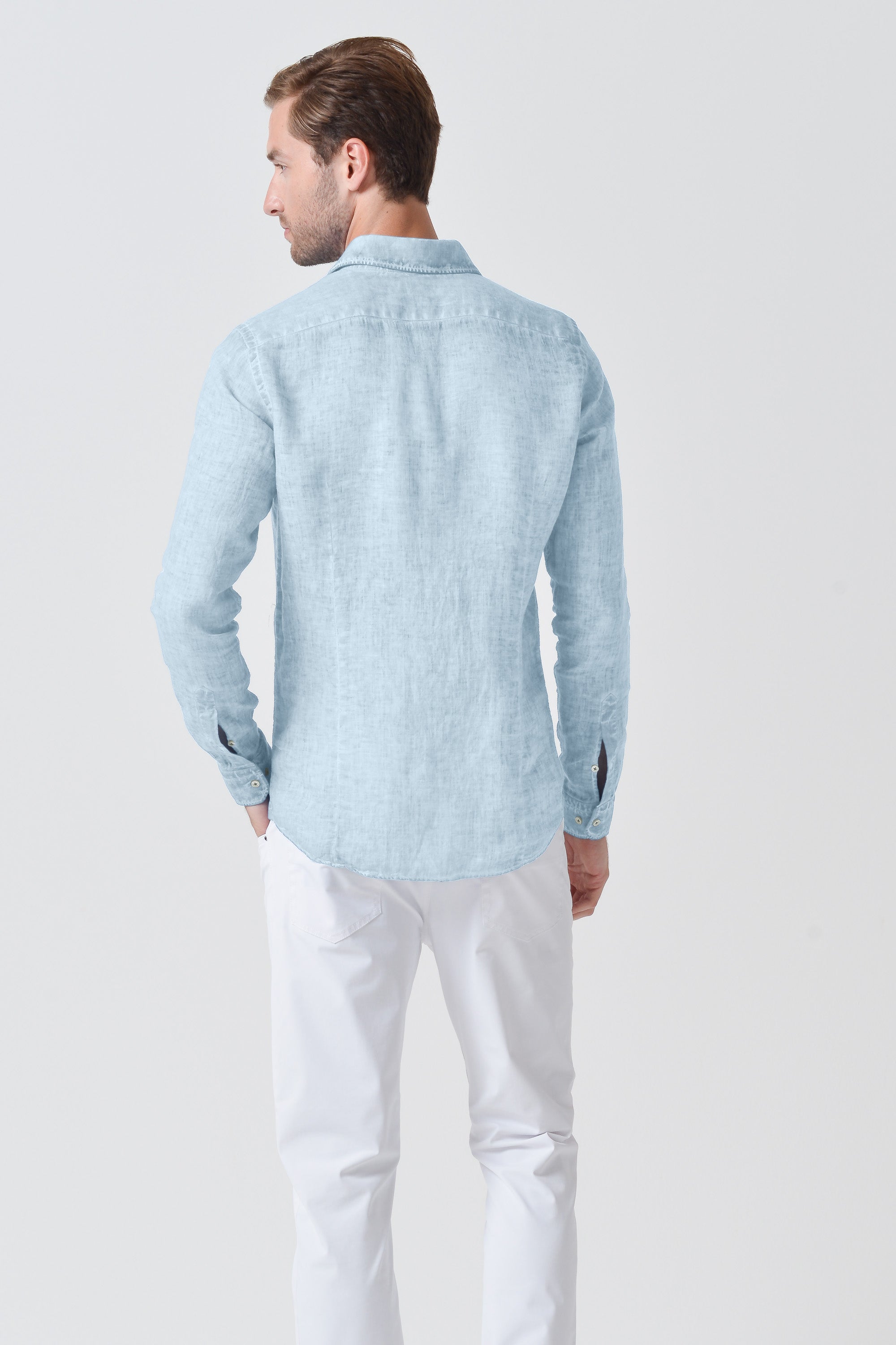 Camicia French Lino - Anice