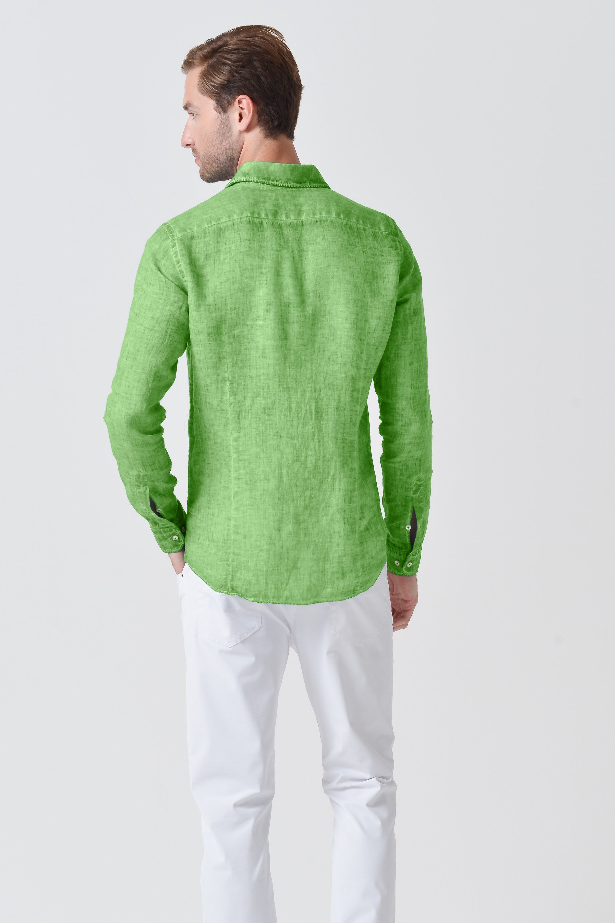 Slim Fit Linen Shirt - Edera