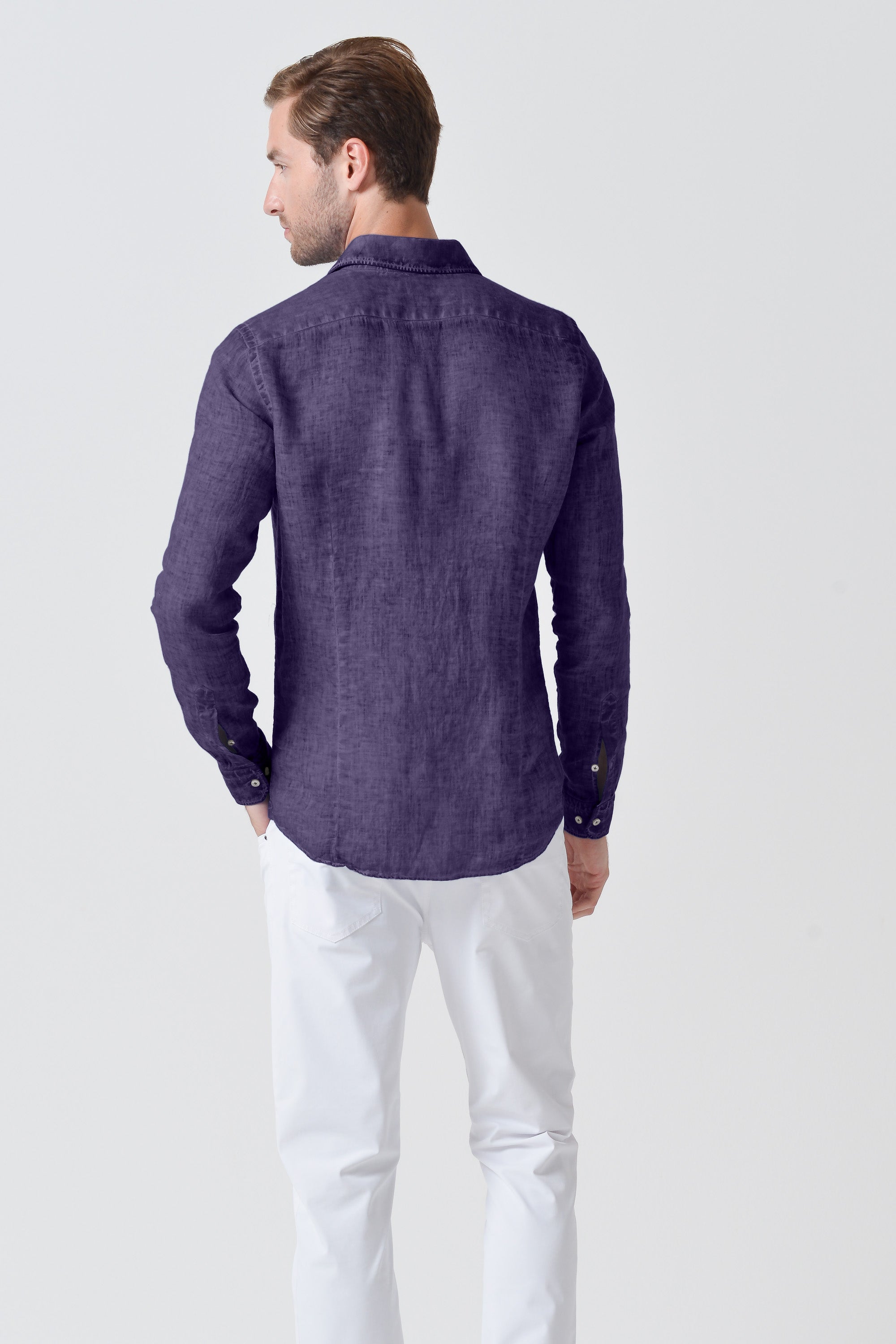 Slim Fit Linen Shirt - Mirto