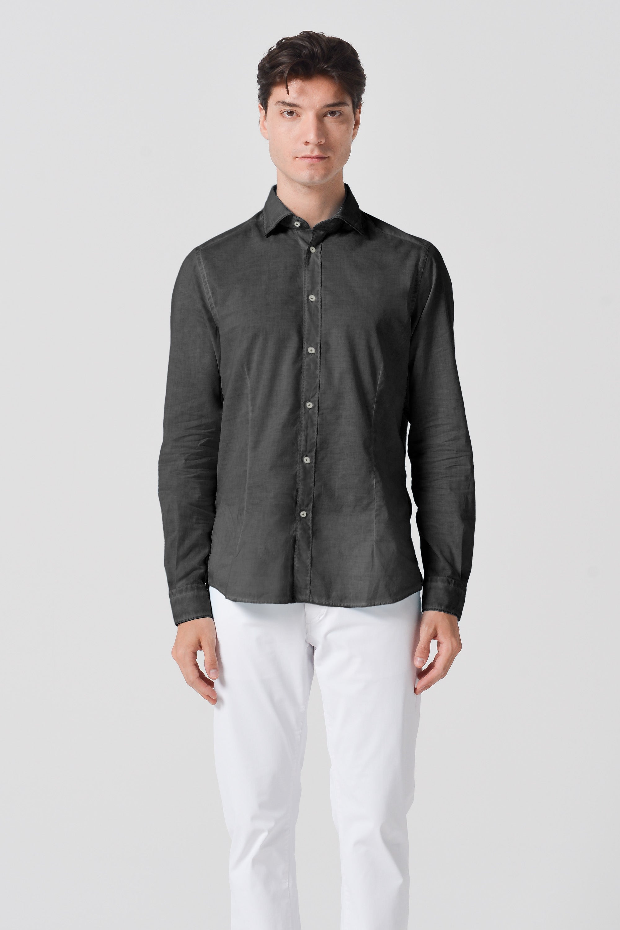 Camicia French Voile - Pietra