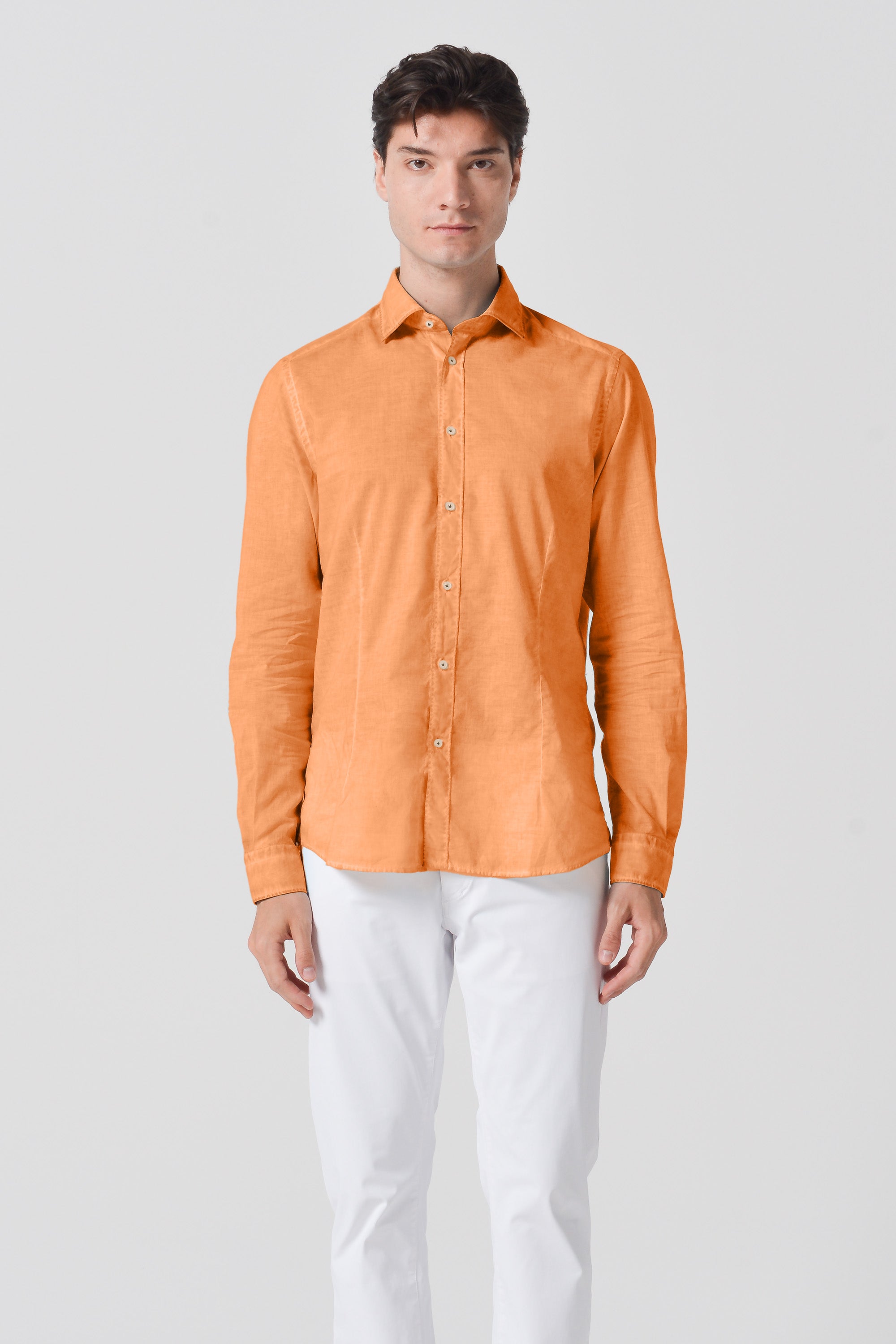 Camicia French Voile - Albicocca