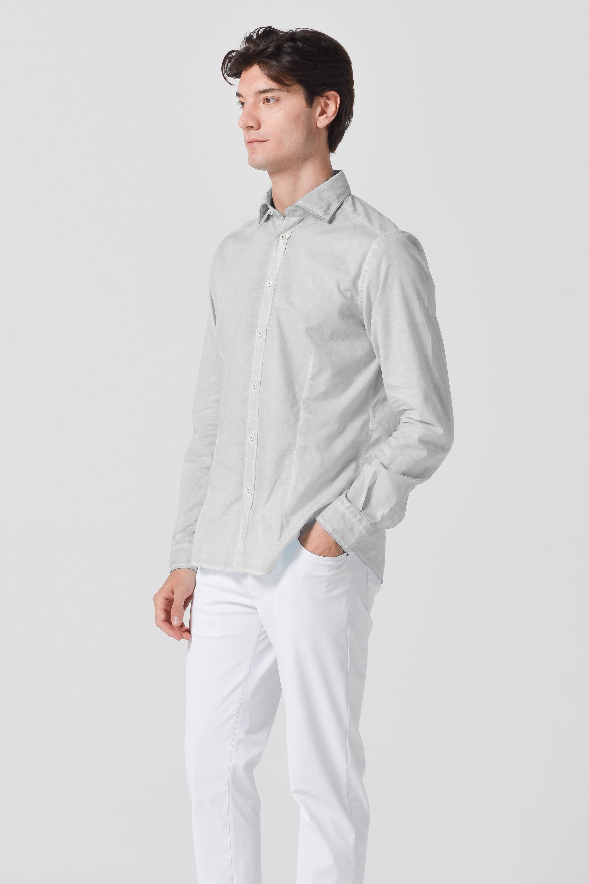 Camicia French Voile - Marmo
