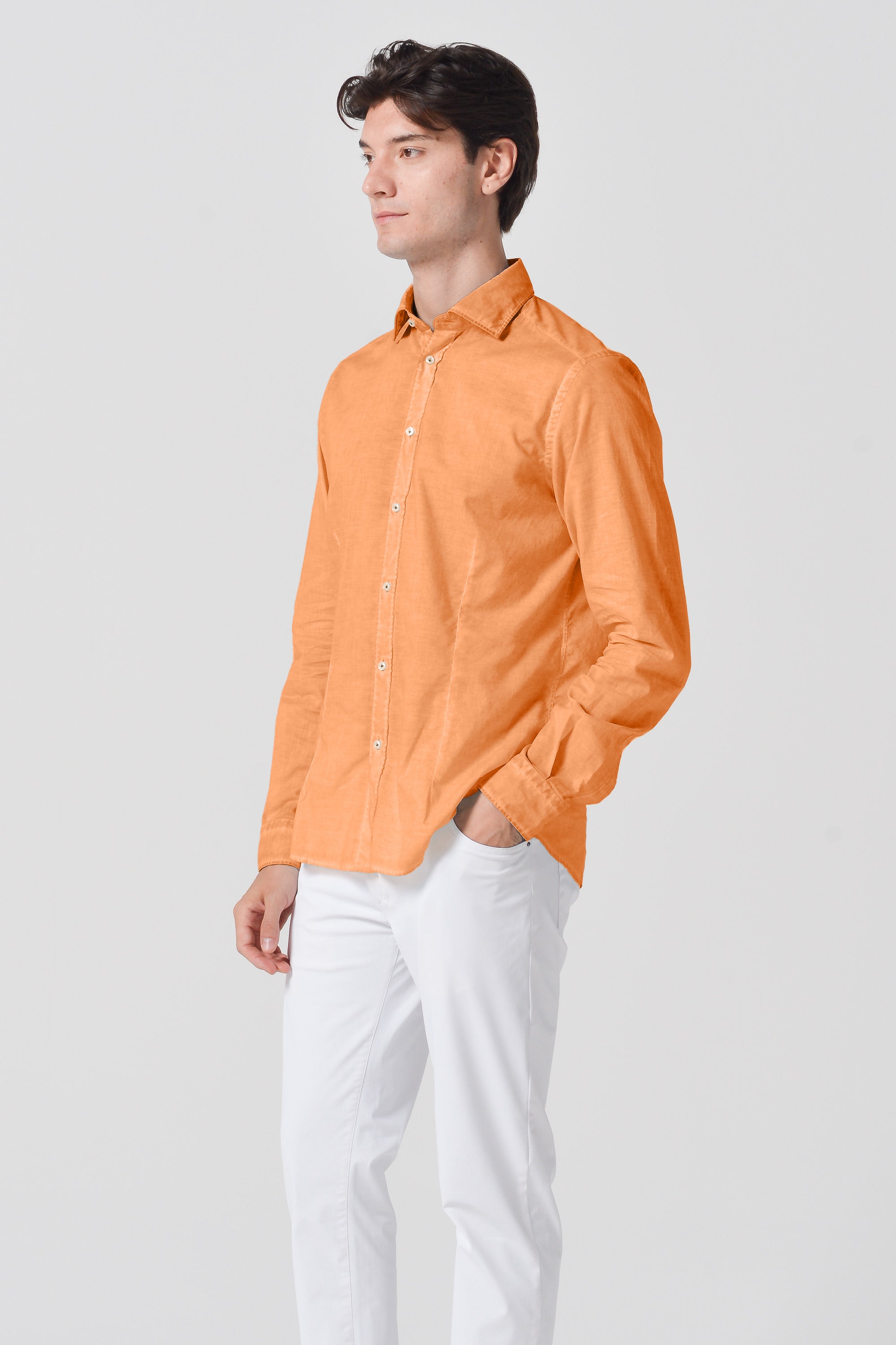 Camicia French Voile - Albicocca