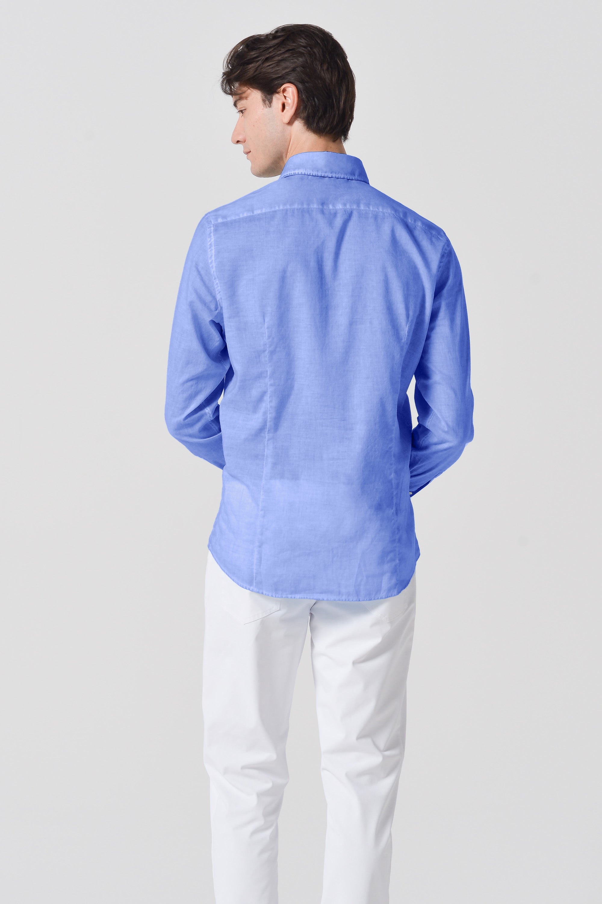 Camicia Slim Cotone Voile - Bay