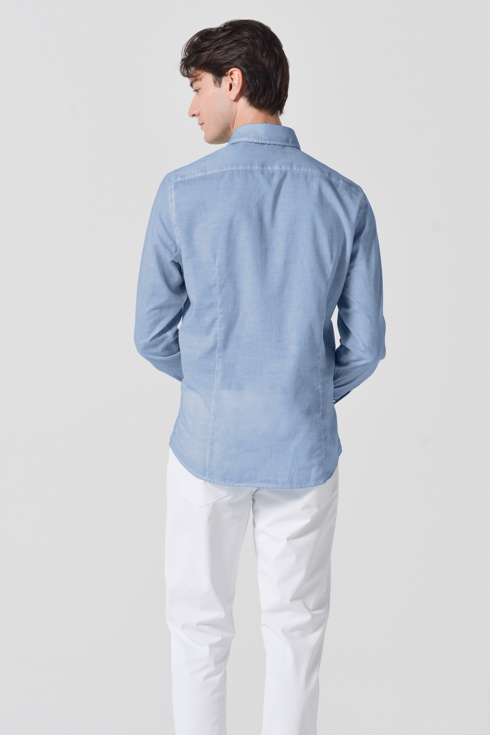 Slim Fit Voile Shirt - Polar
