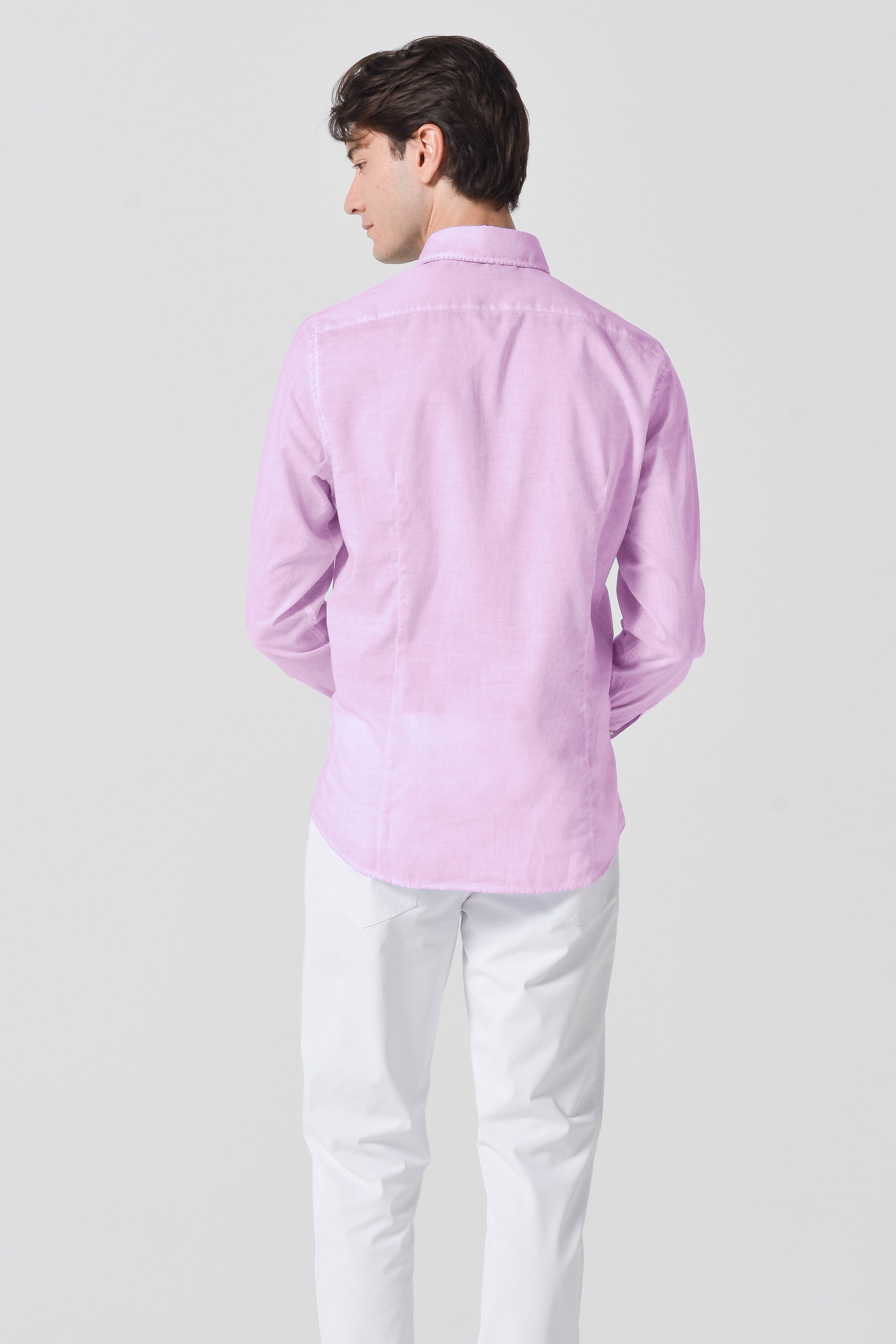 Slim Fit Voile Shirt - Quarzo