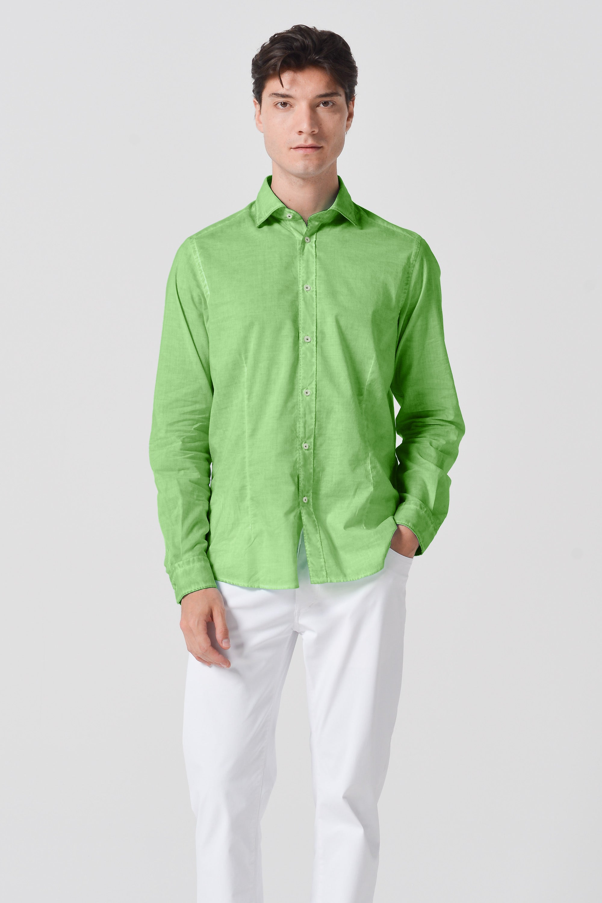 Slim Fit Voile Shirt - Edera