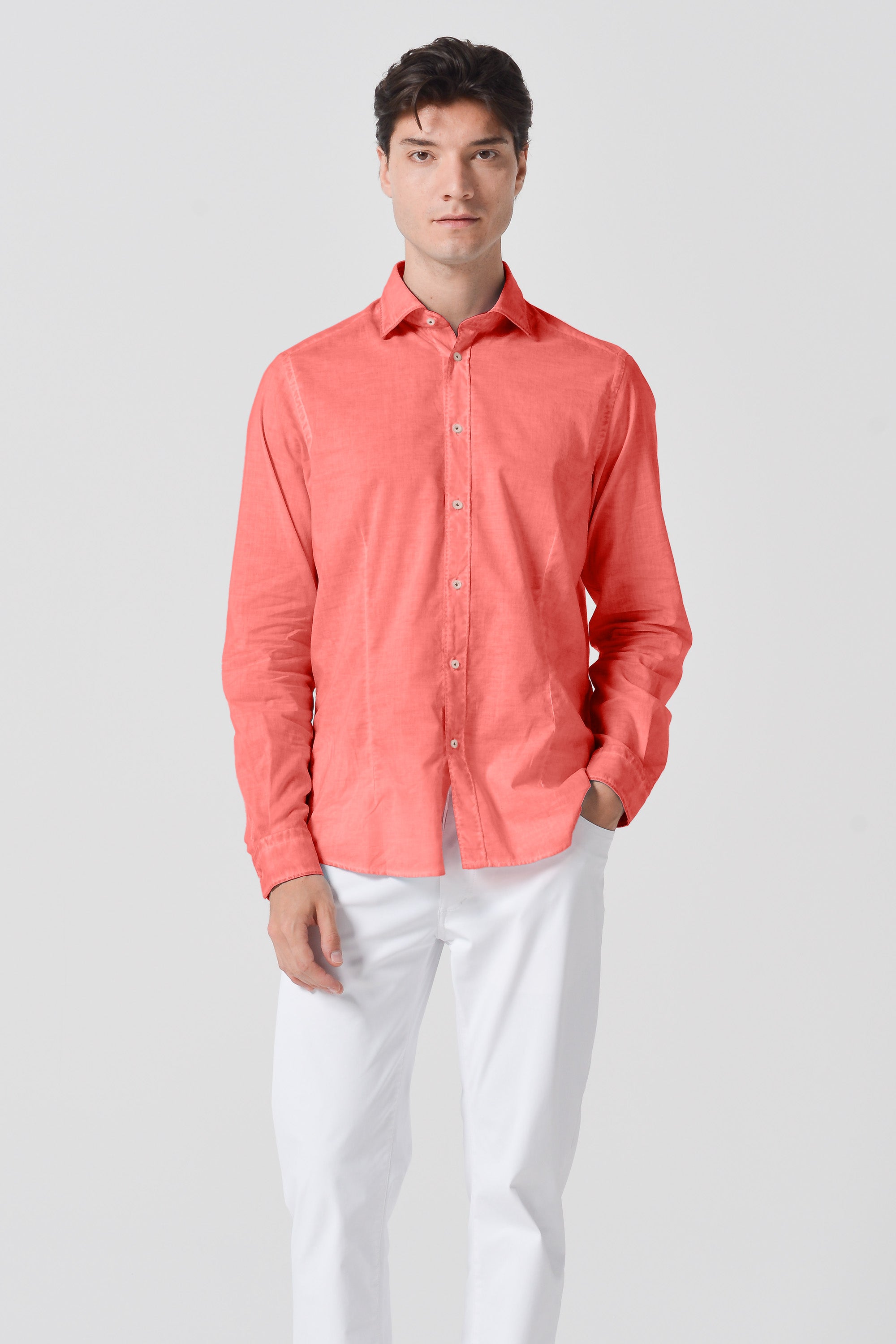 Camicia French Voile - Hibiscus