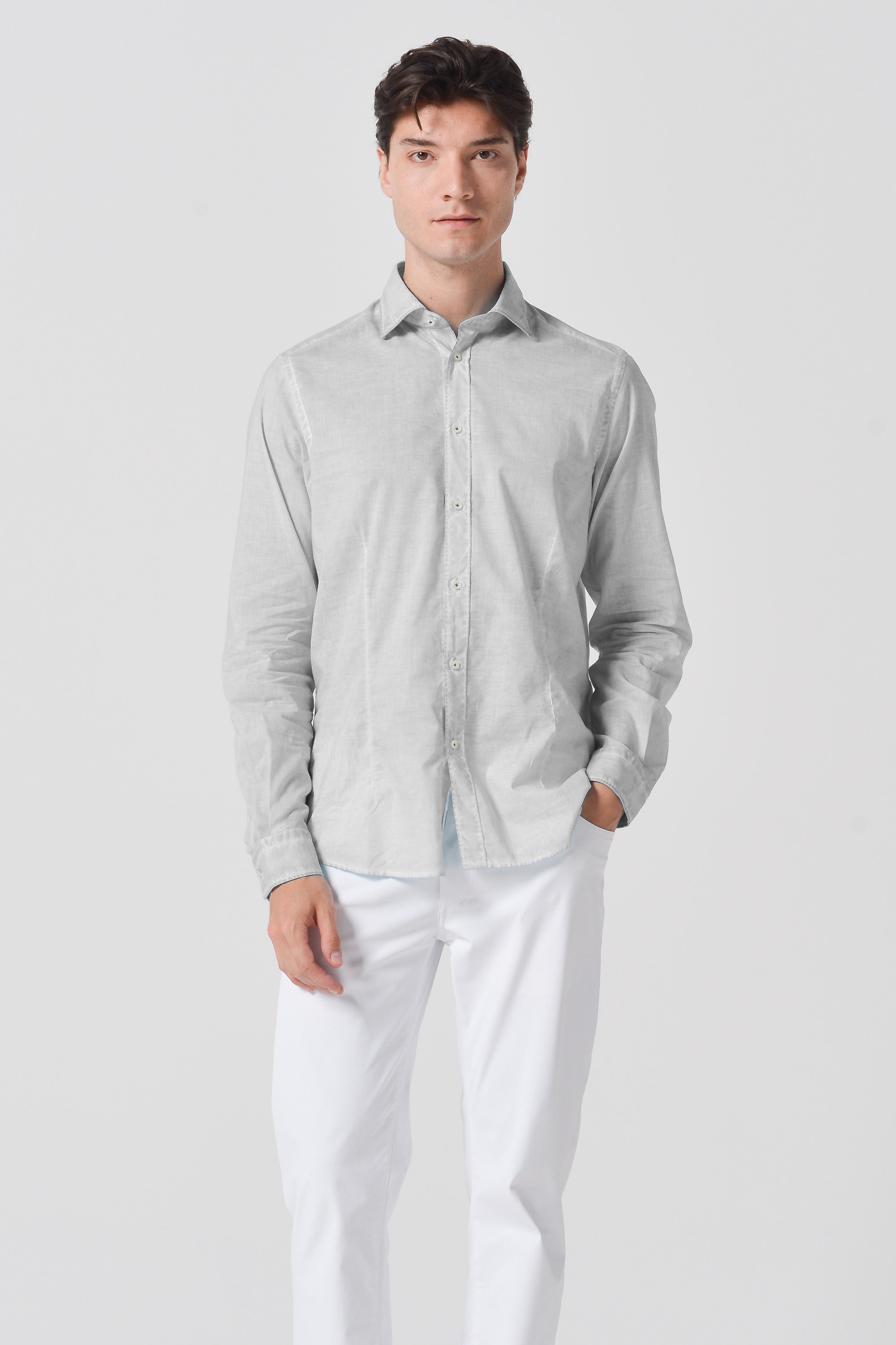 Camicia French Voile - Marmo
