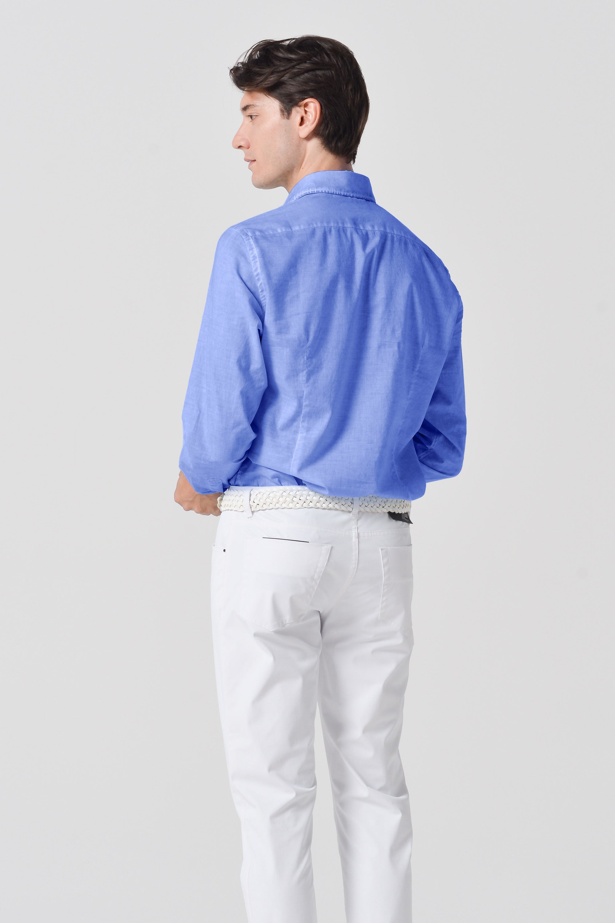 Camicia Slim Cotone Voile - Bay