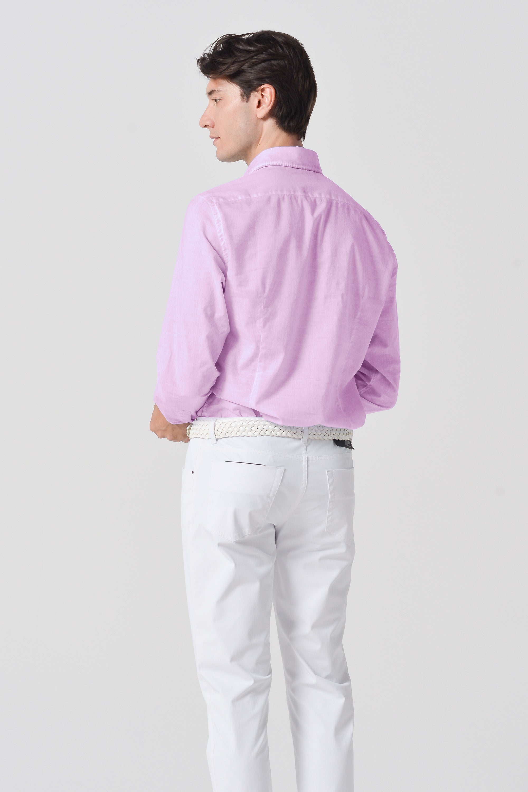Slim Fit Voile Shirt - Quarzo