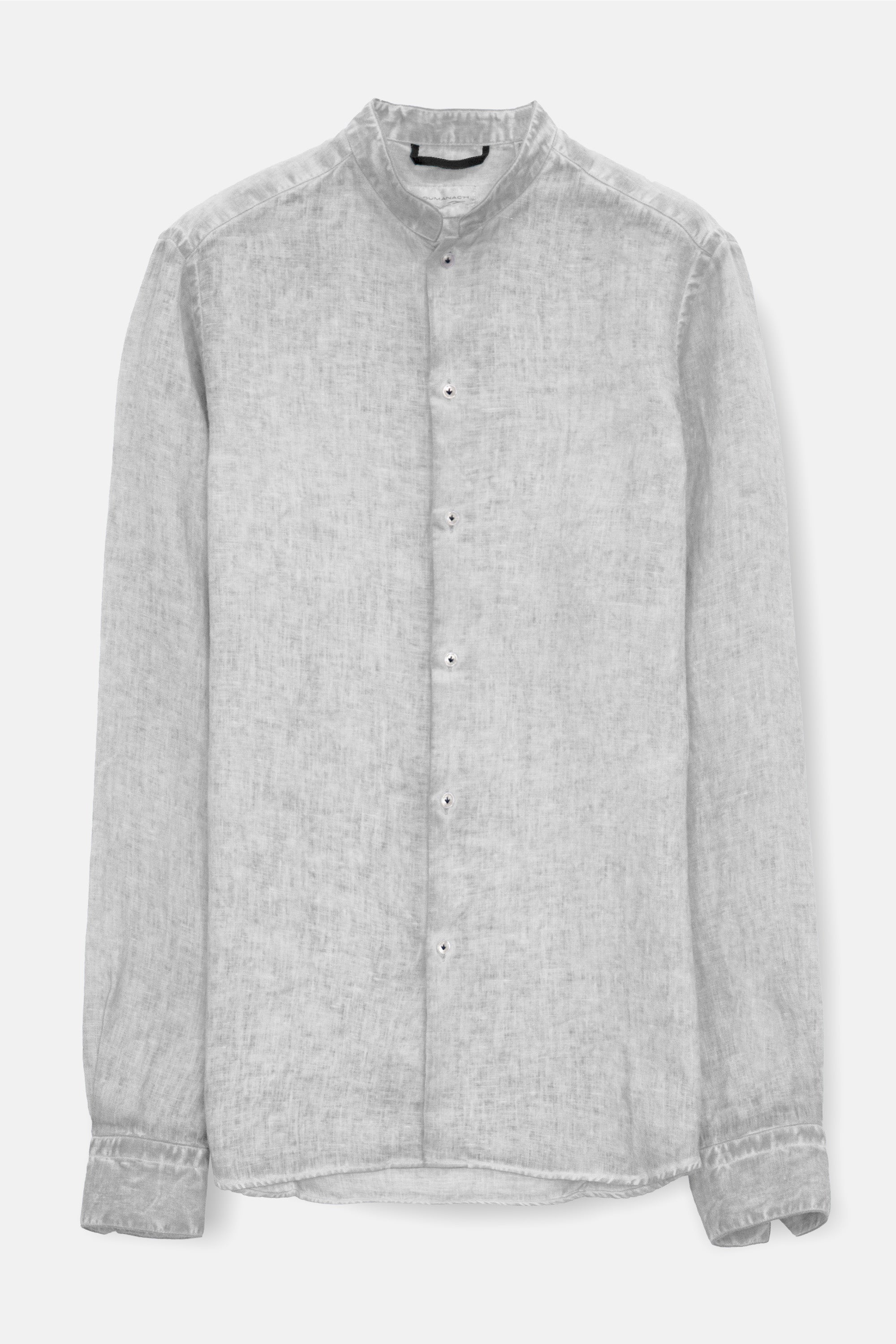 Camicia Lino Collo Coreana - Marmo