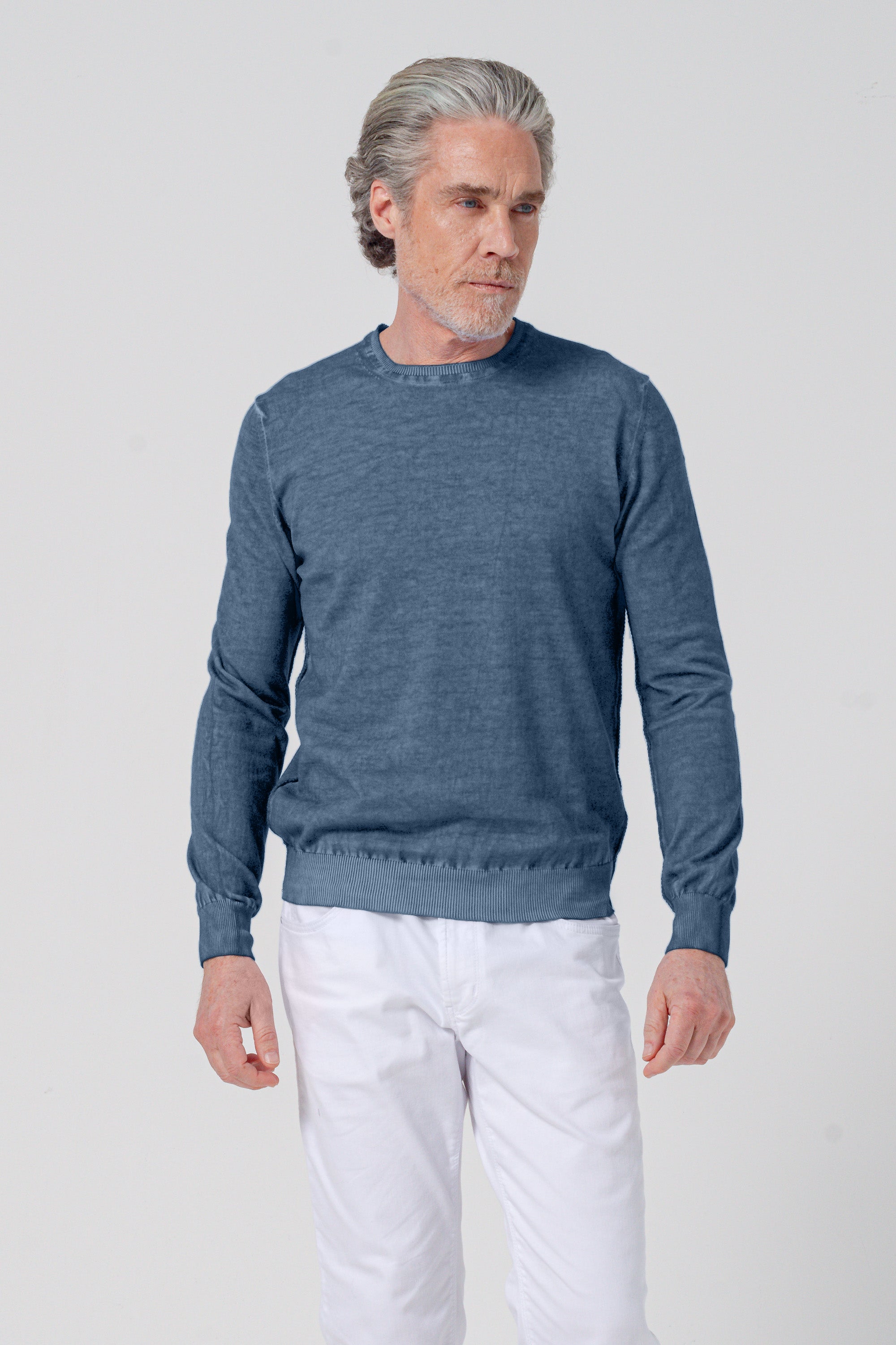 Girocollo Cotone - Jeans