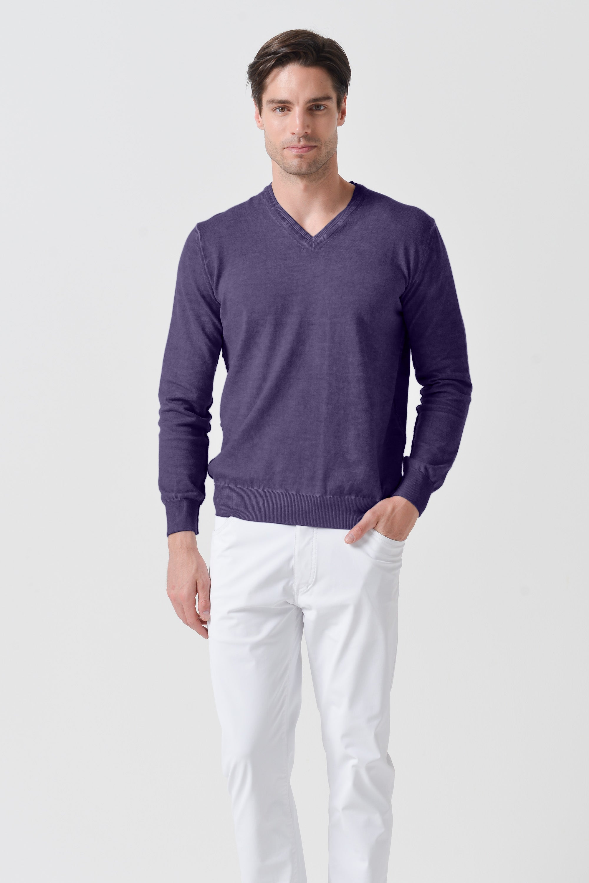 V-Neck Knit - Mirto