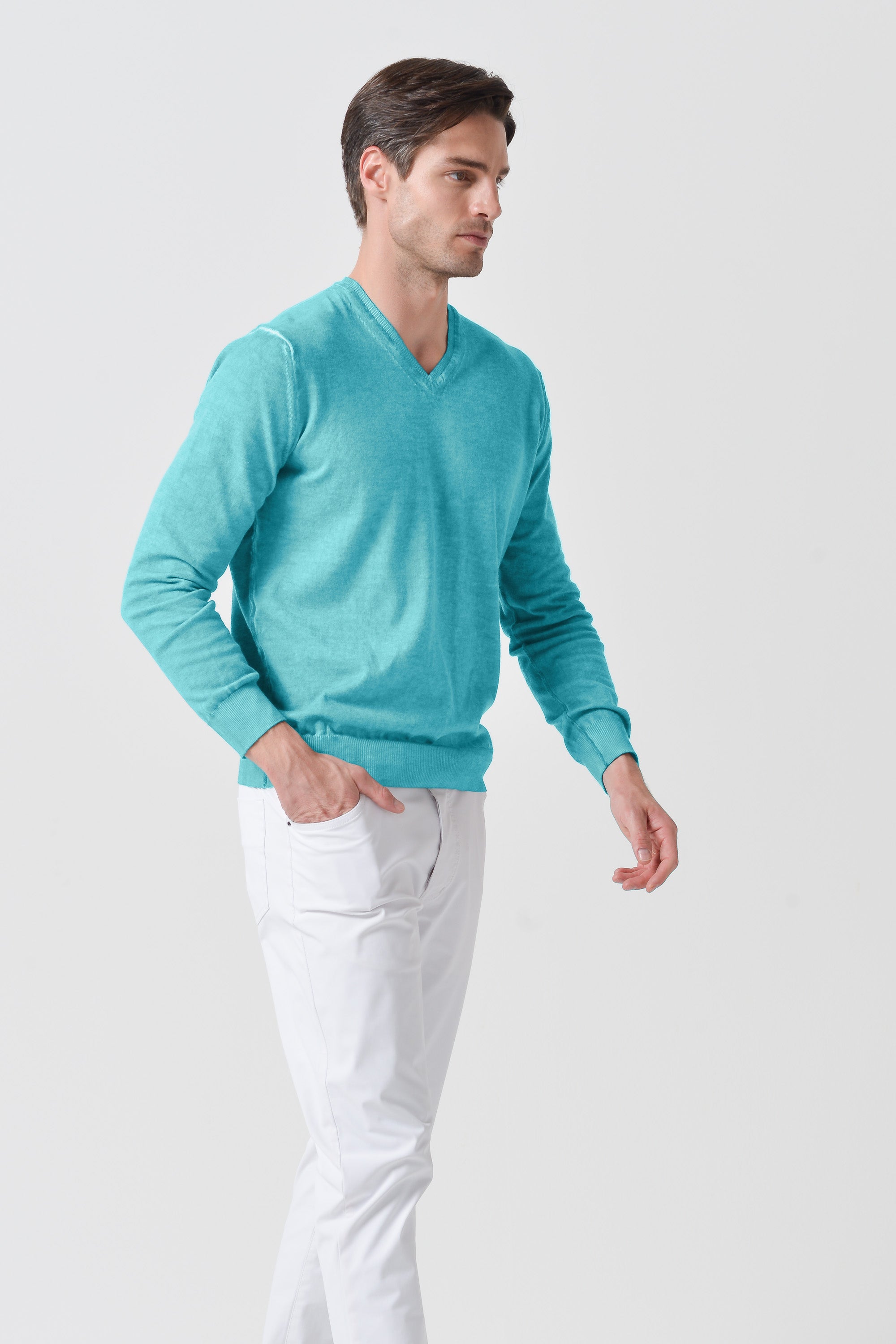 Maglia Scollo-V Cotone - Paraggi