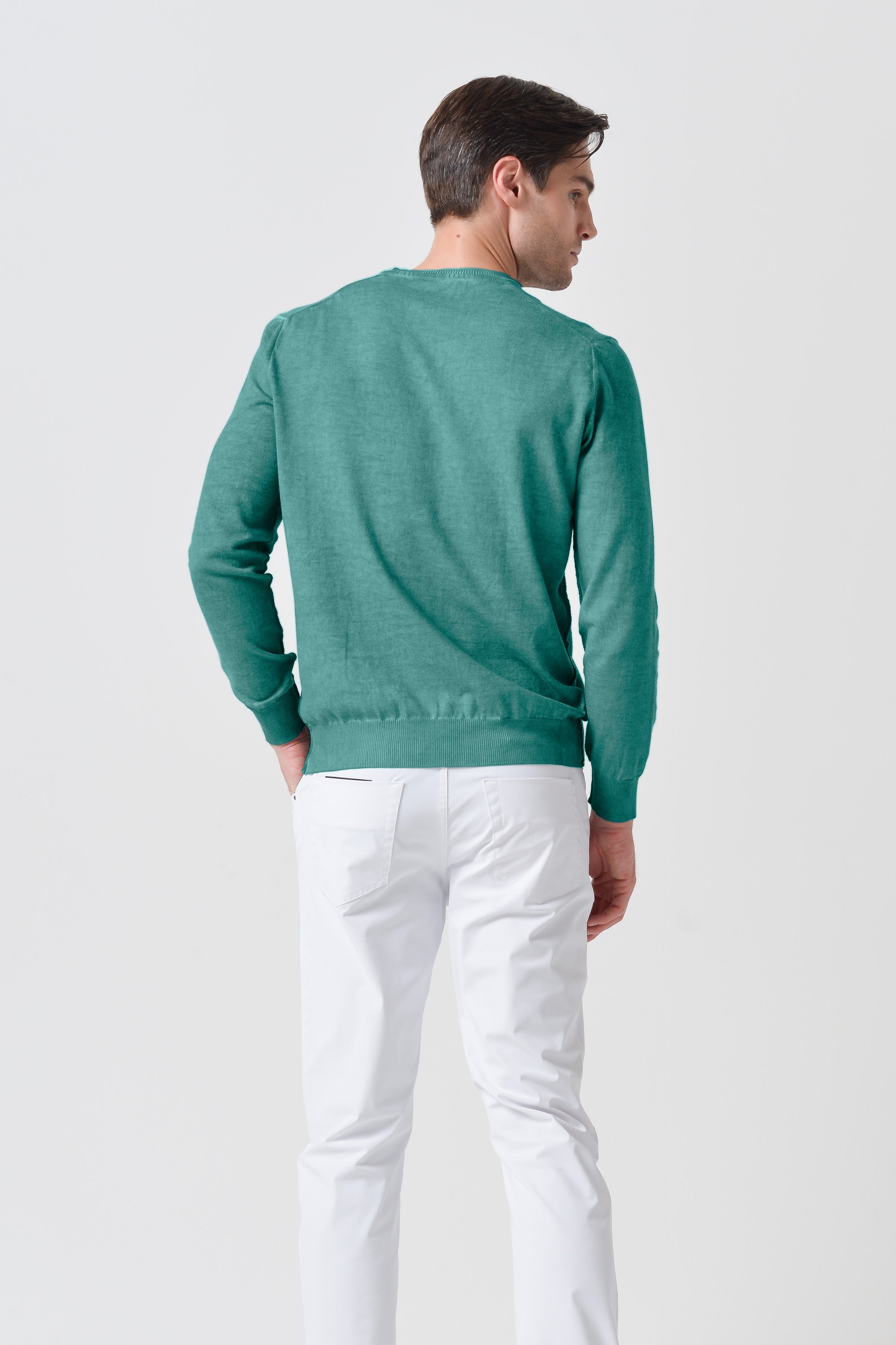 Maglia Scollo-V Cotone - Bahama