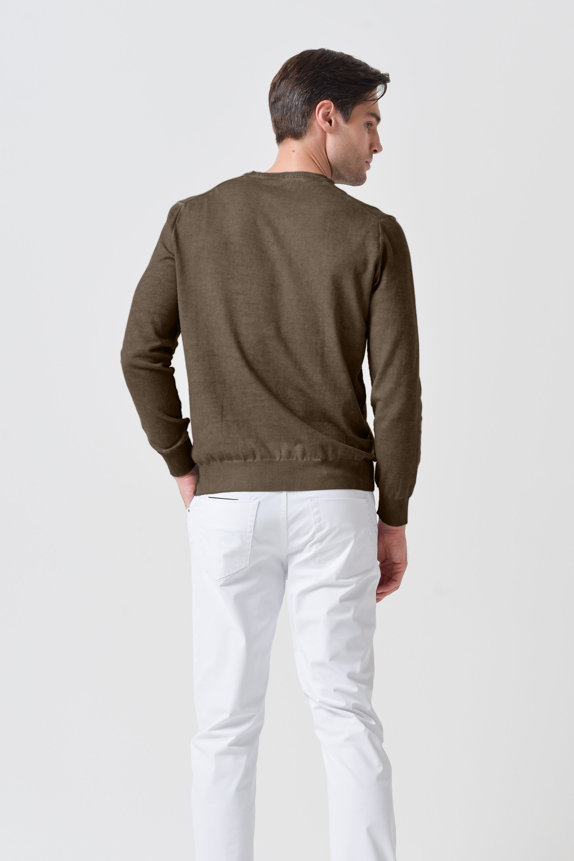 Maglia Scollo-V Cotone - Cocco