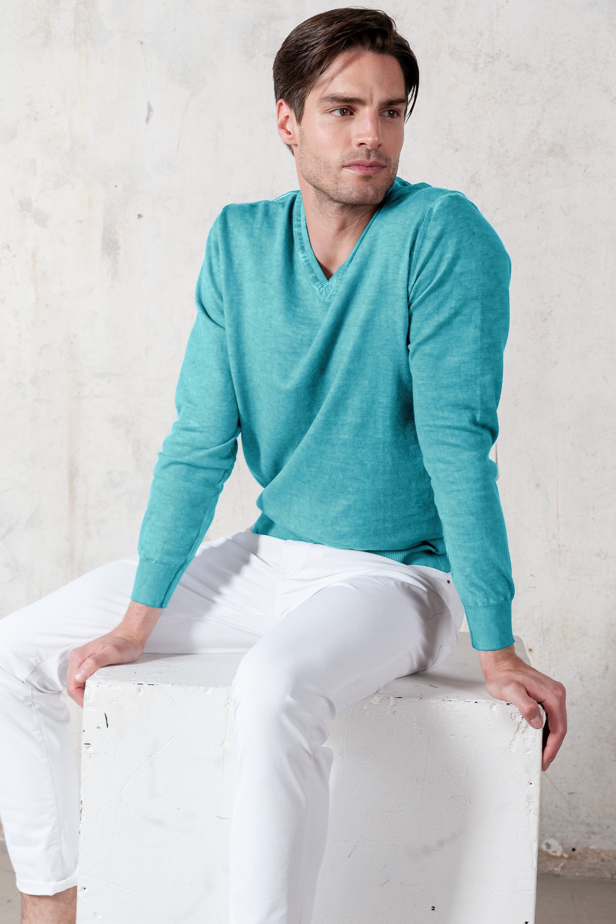 Maglia Scollo-V Cotone - Paraggi