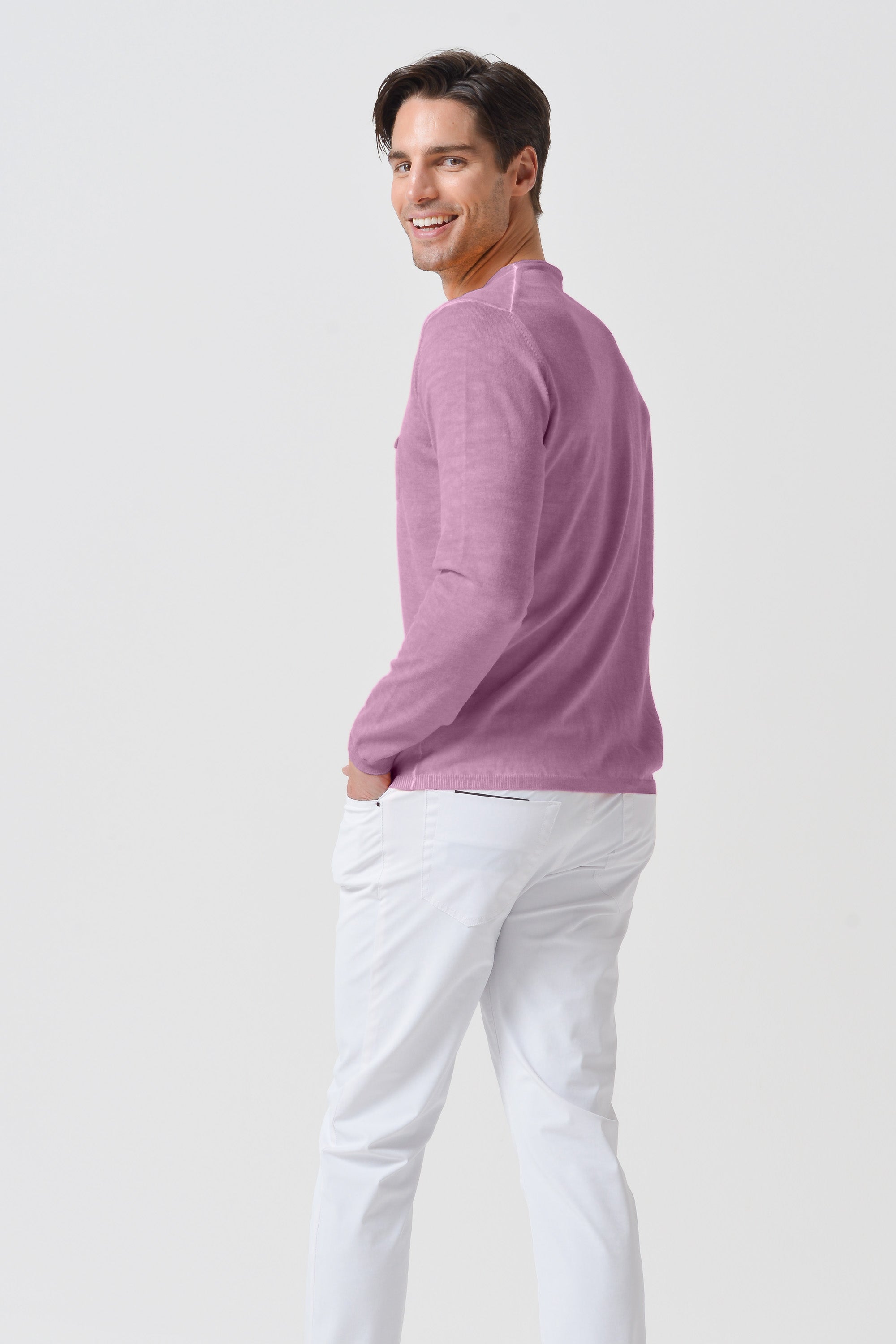 Maglia Girocollo Rollino - Peonia