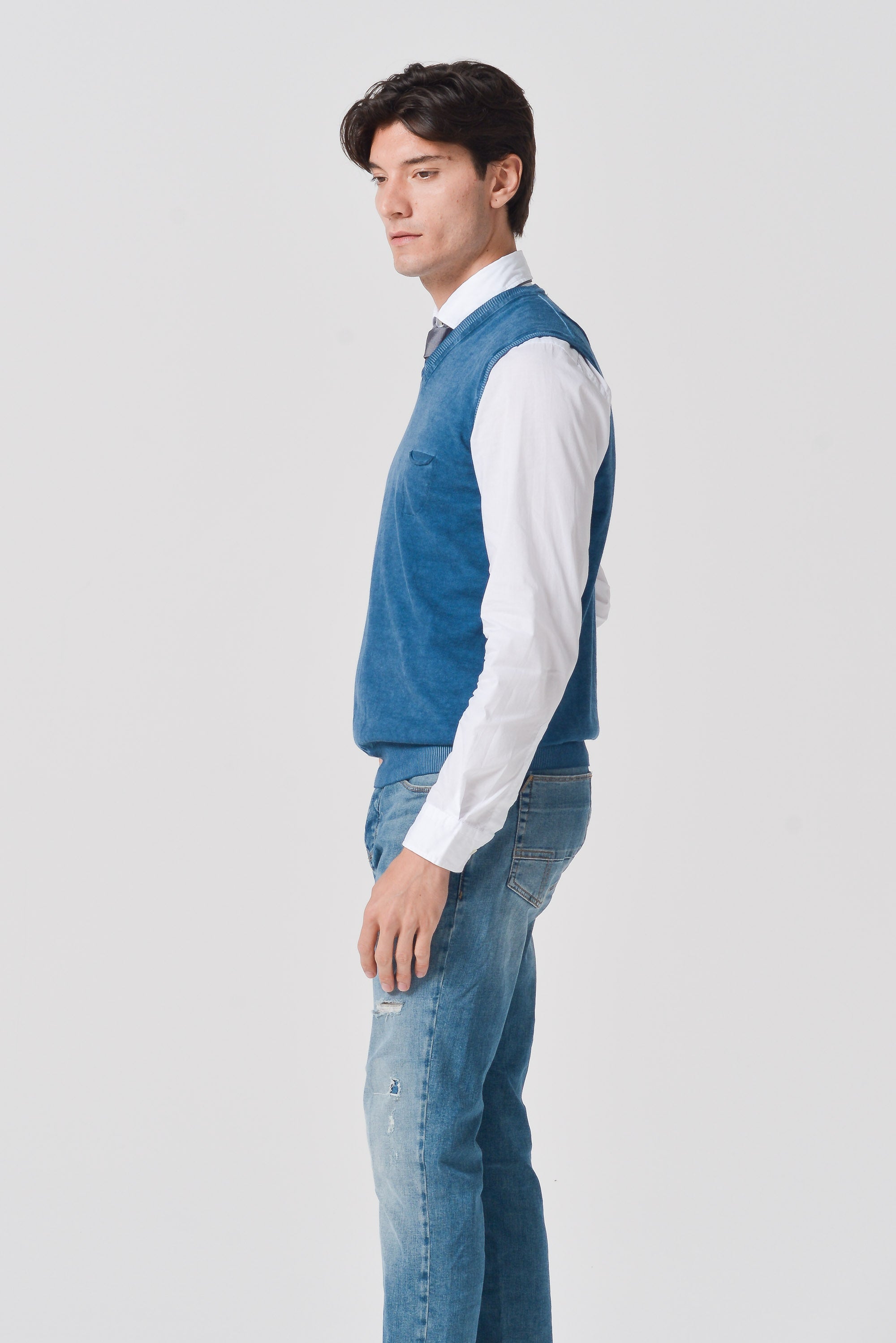 Cotton Vest - Profondo