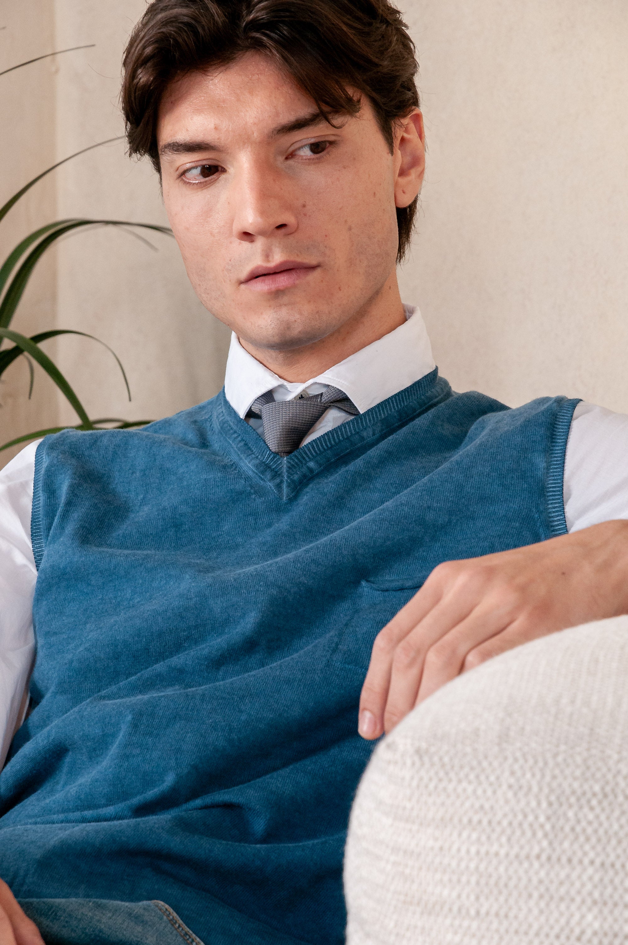 Cotton Vest - Profondo