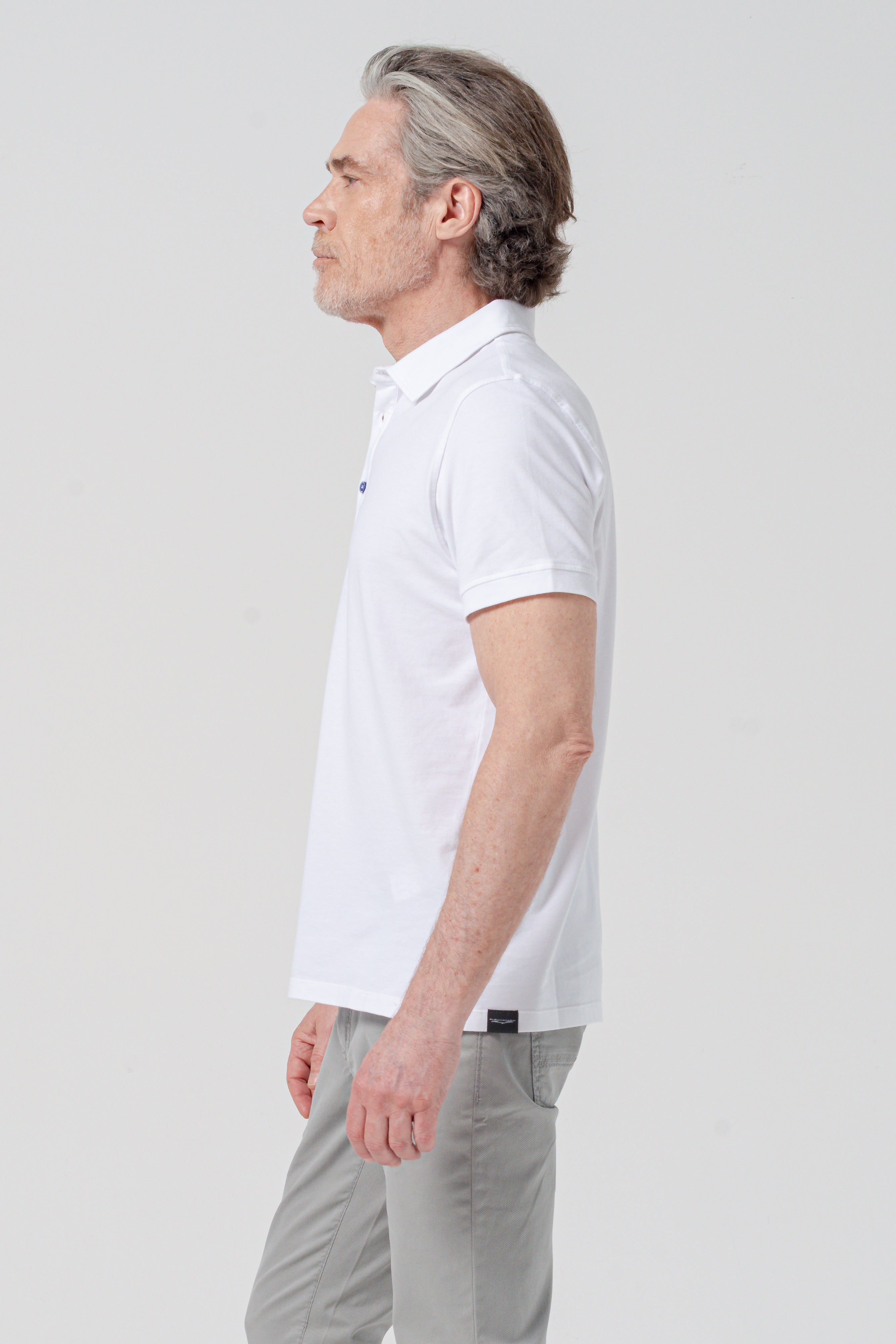 Hampton Polo Slim - White