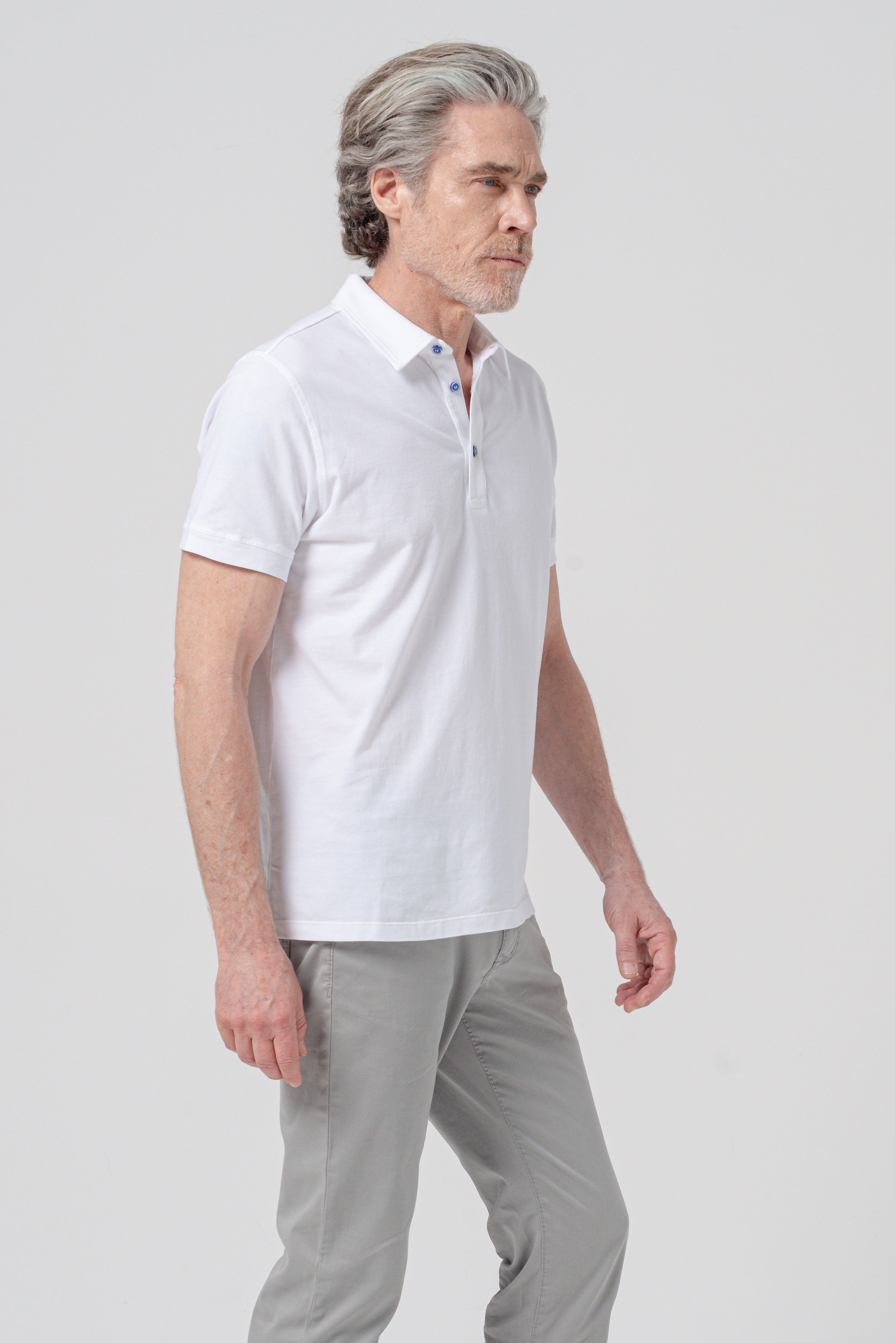 Hampton Polo Slim - White