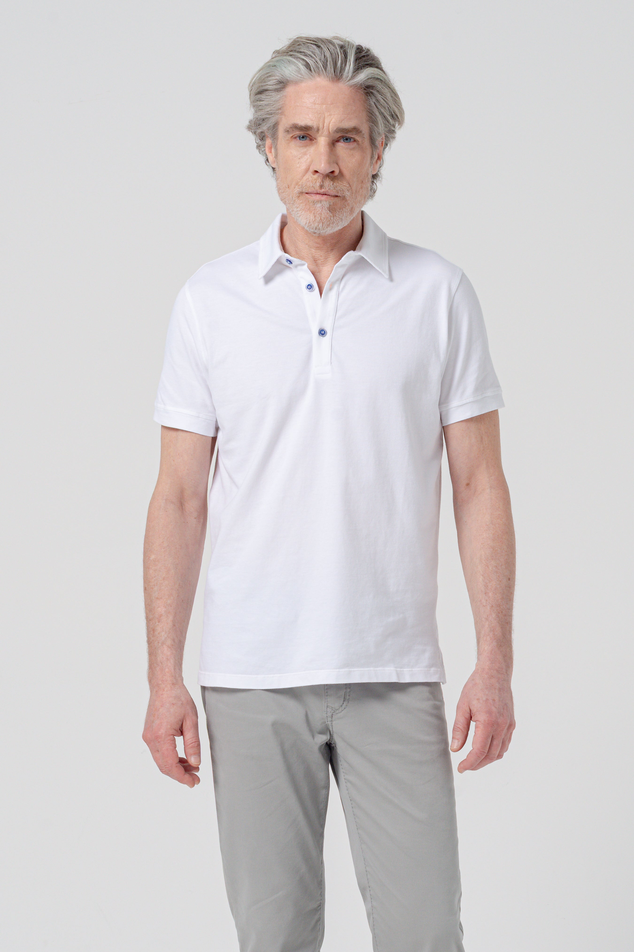 Hampton Polo Slim - White