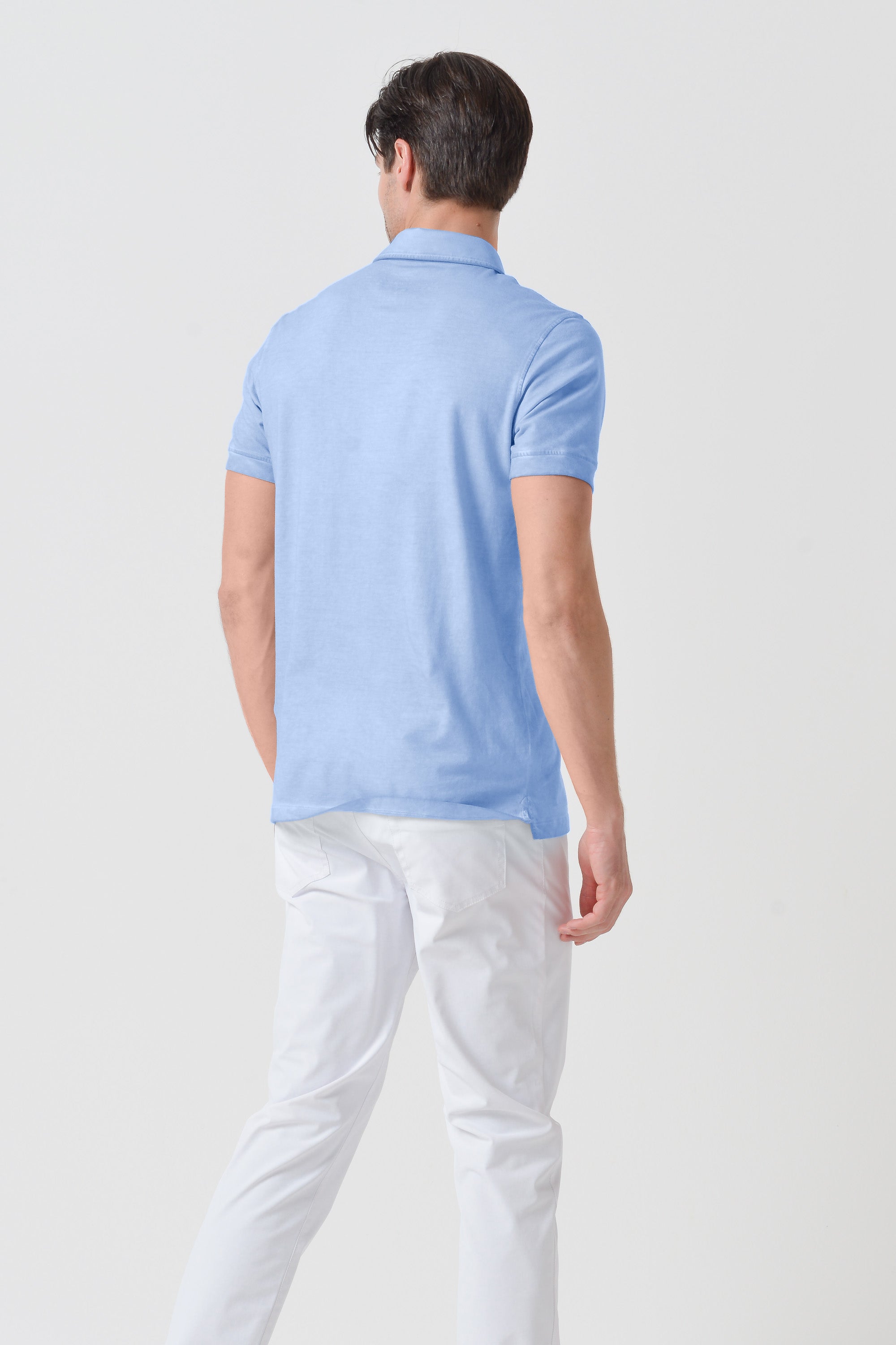 Hampton Polo Slim - Cielo