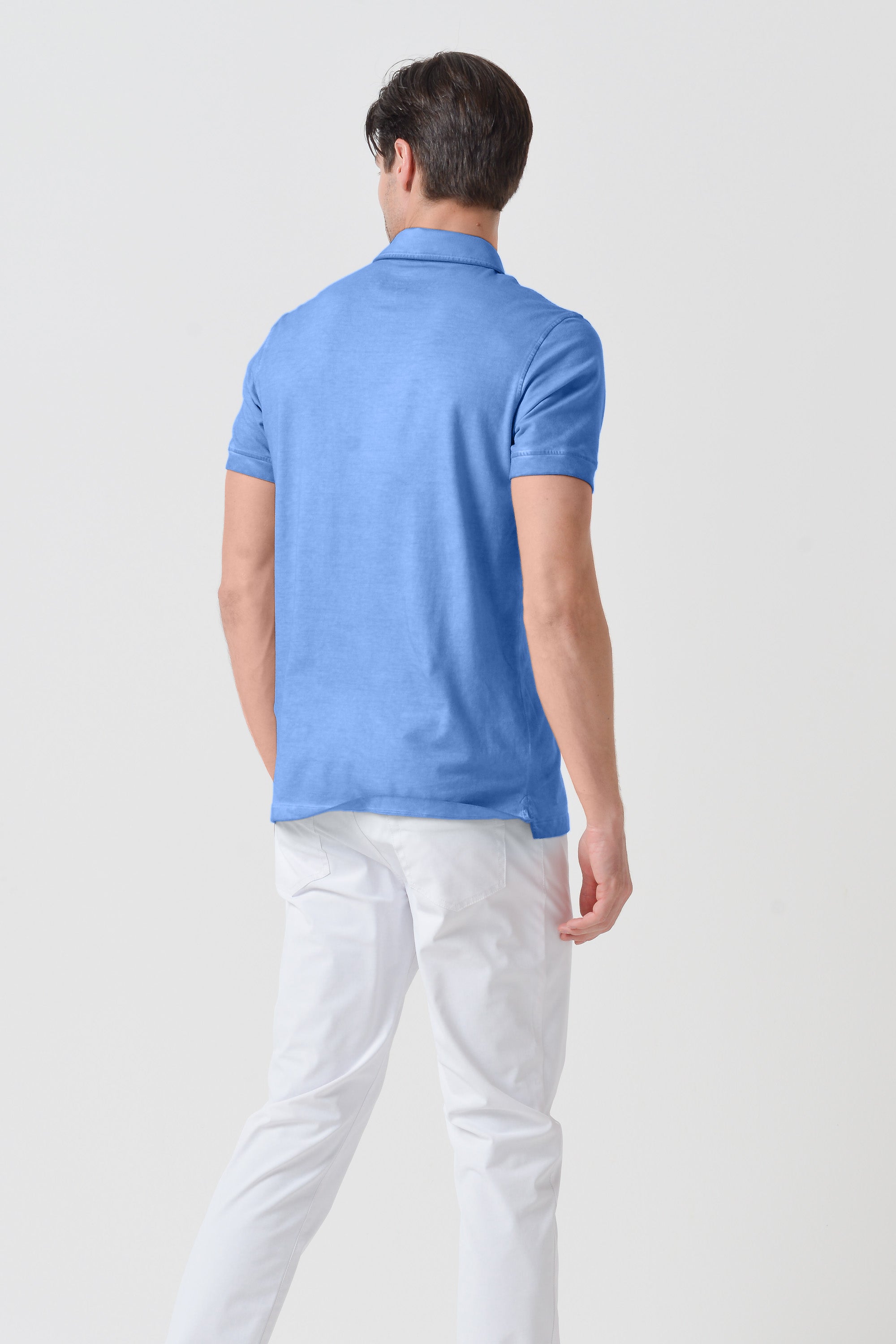 Hampton Polo Slim - Santorini