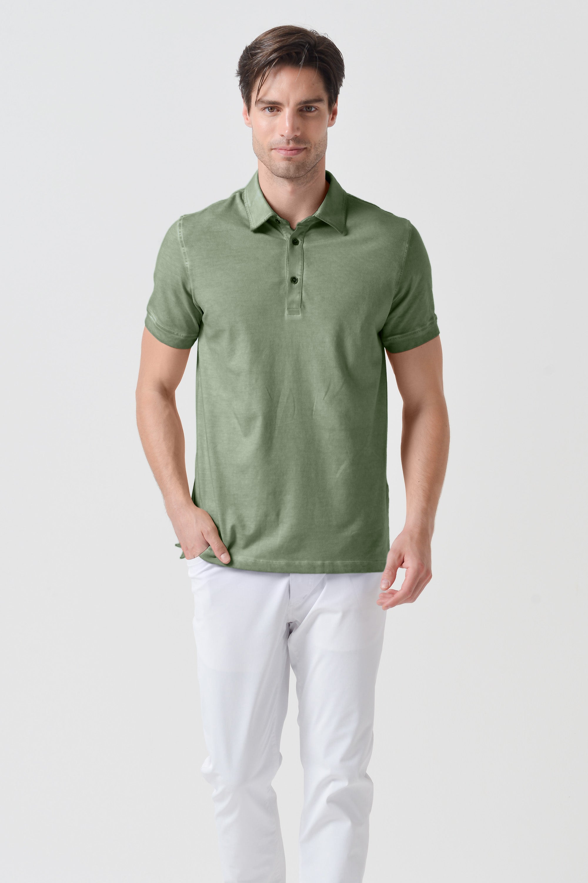 Hampton Polo Slim - Palm