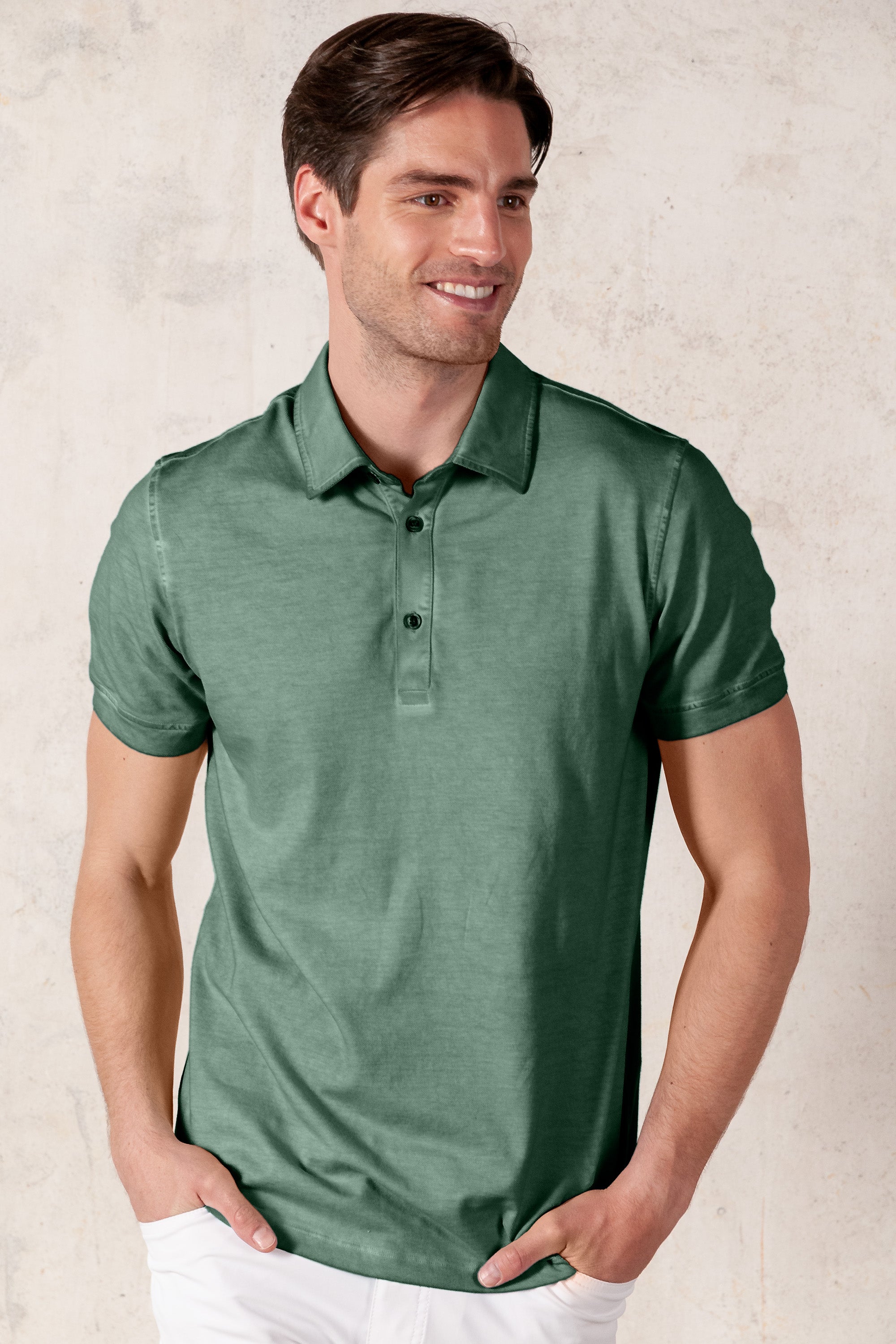 Hampton Polo Slim - Juniper