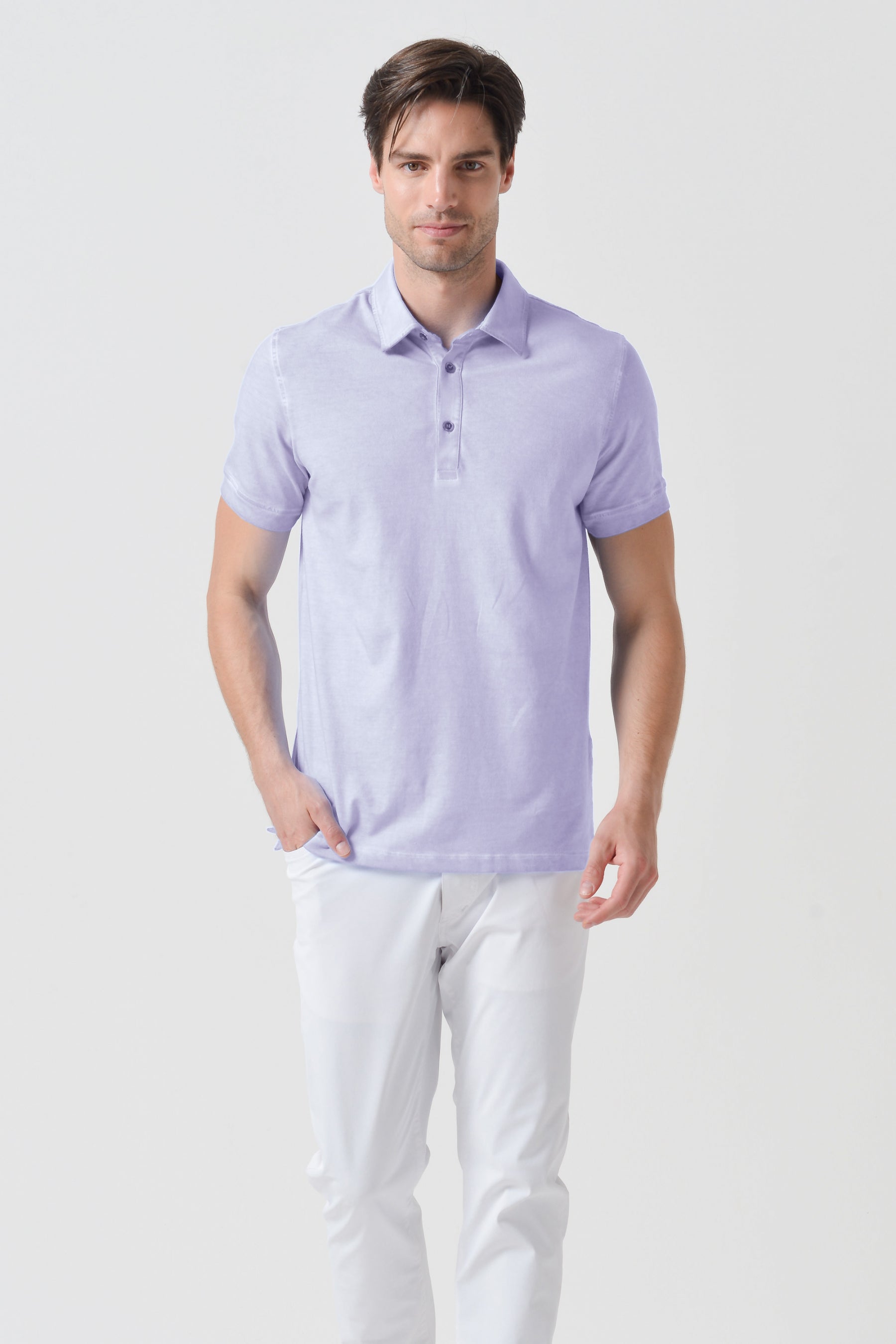 Hampton Polo Shirt - Lilac