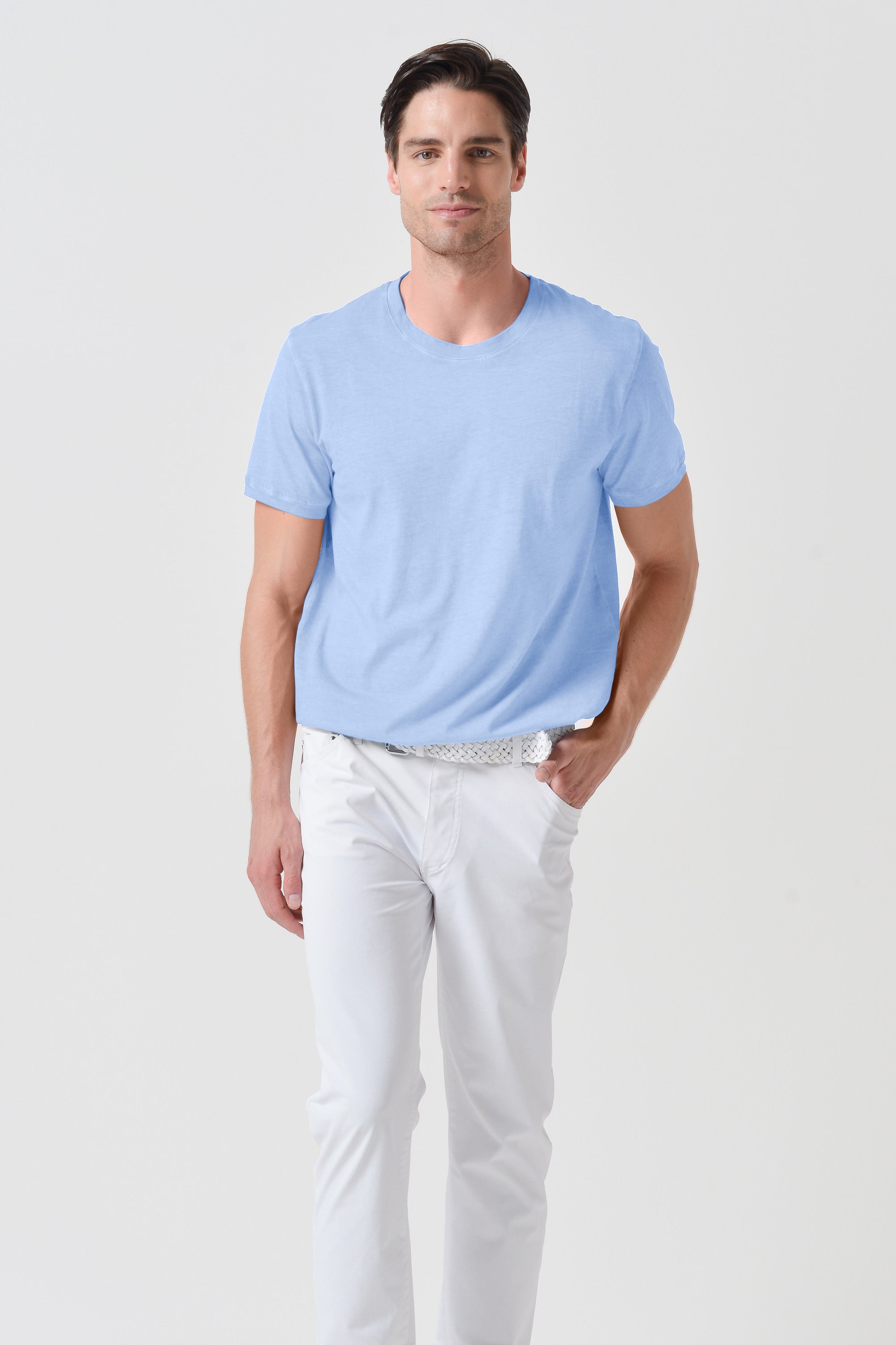 Club T-Shirt Slim - Cielo