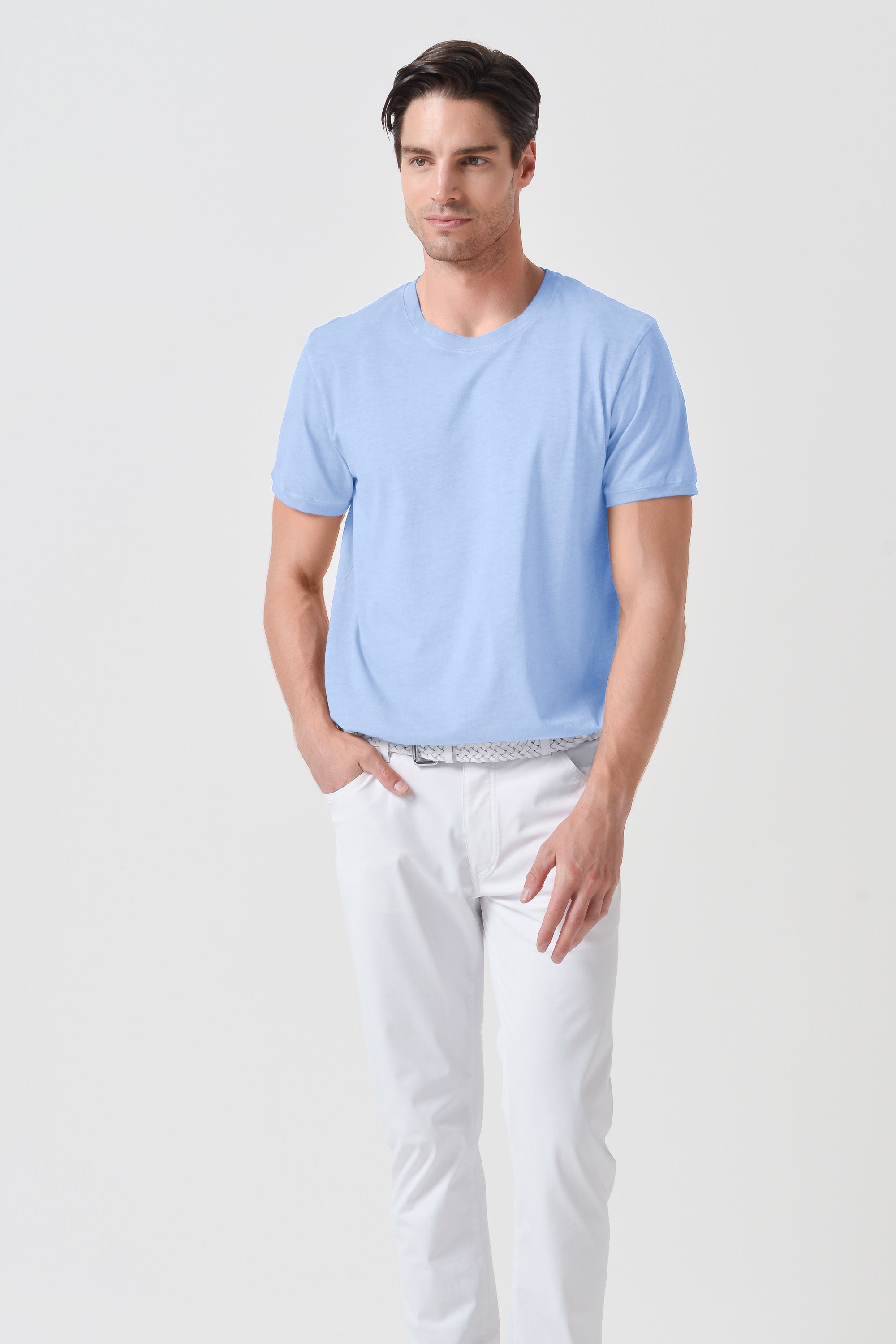 Club T-Shirt Slim - Cielo