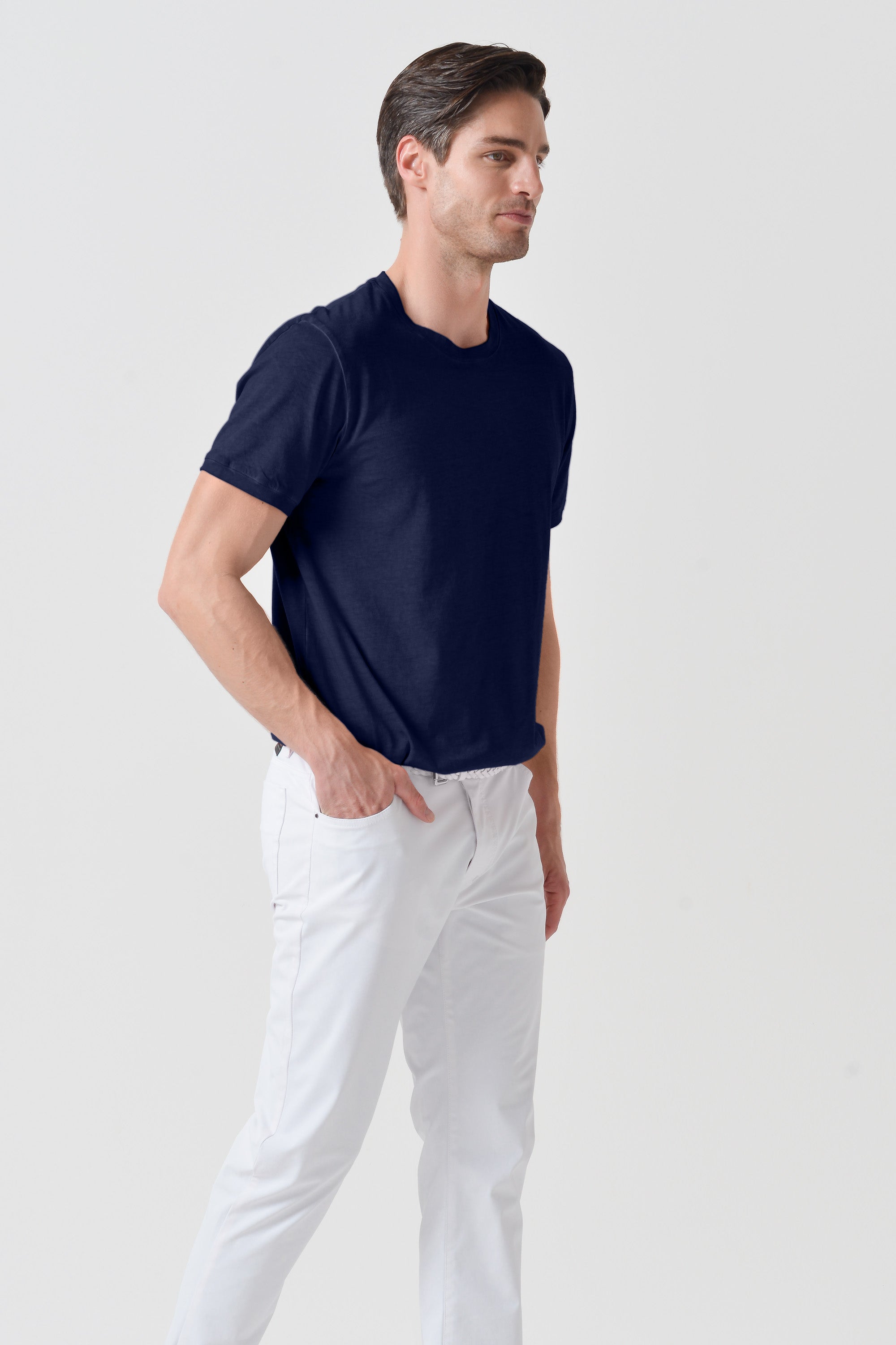 Club T-Shirt Slim - Navy