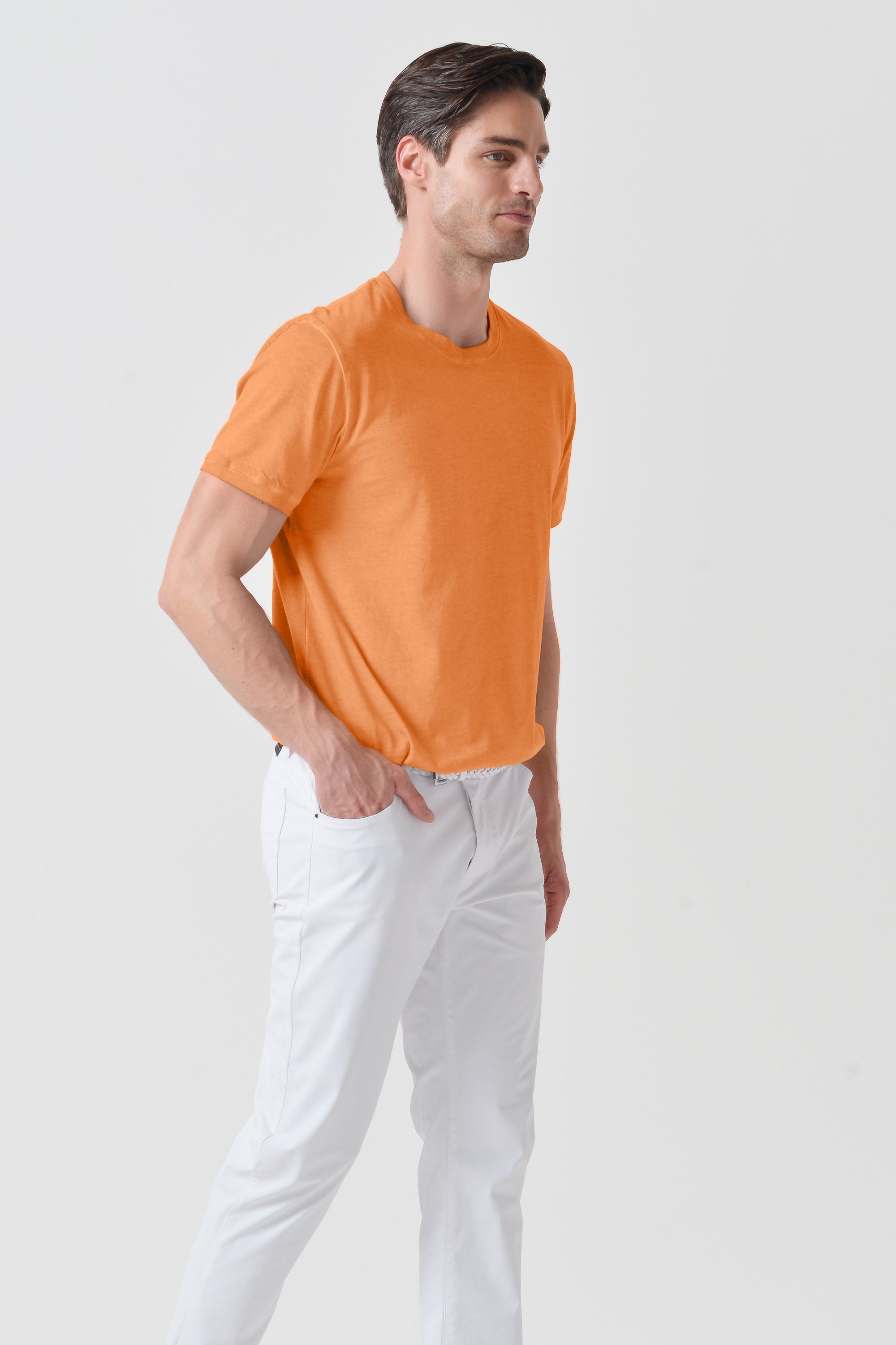 T-Shirt Basic - Albicocca