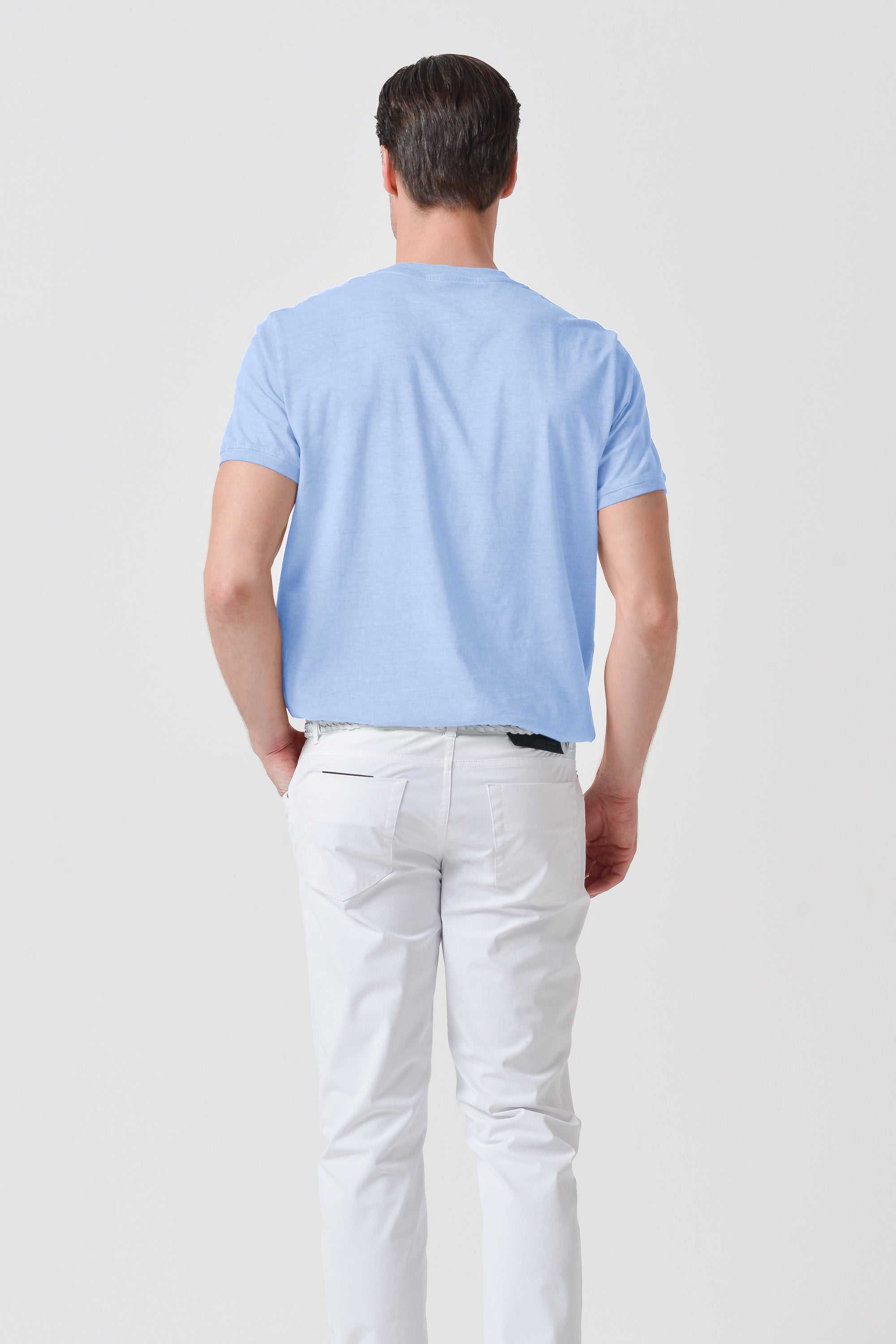 Club T-Shirt Slim - Cielo
