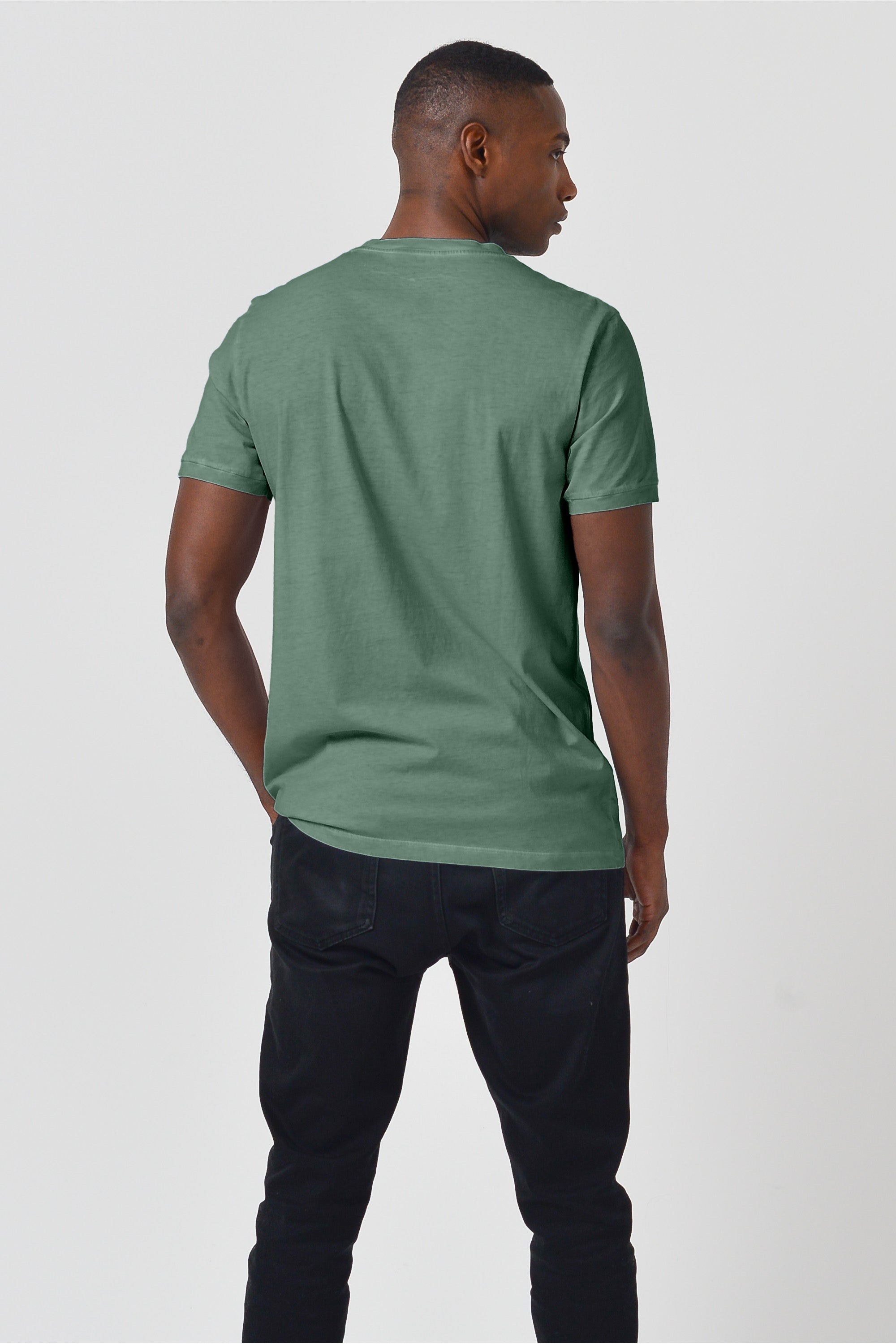 Smart Casual Cotton T-Shirt - Juniper