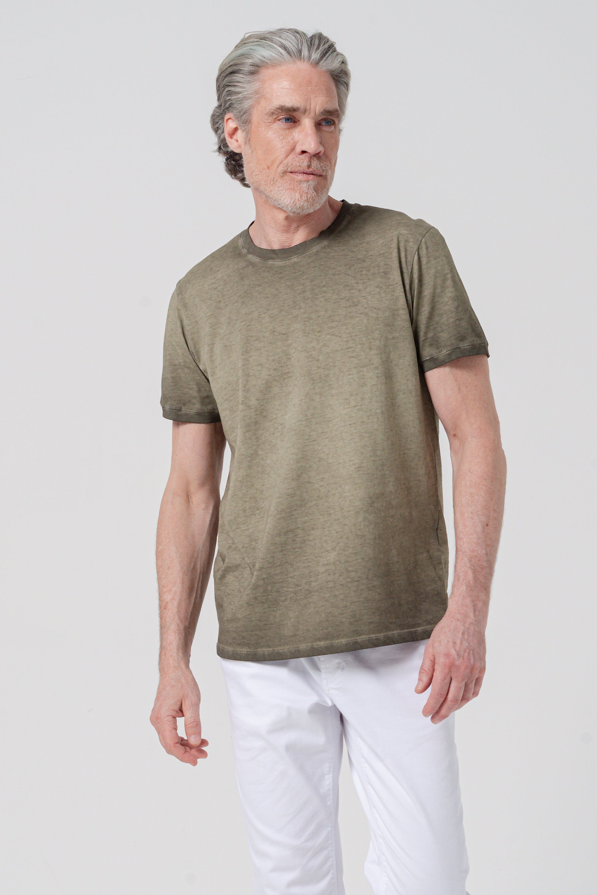 Club T-Shirt Slim Faded - Willow